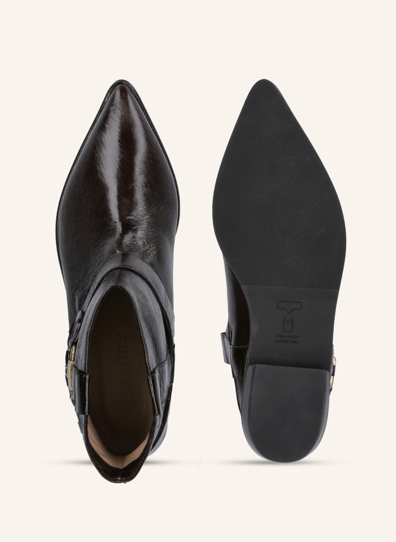 THEA MIKA Stiefeletten: DUNKELBRAUN