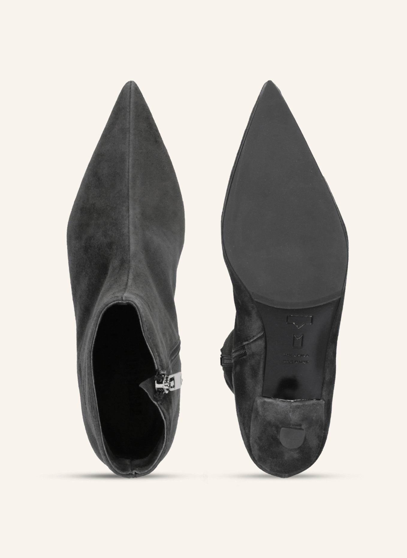 THEA MIKA Stiefeletten: DUNKELGRAU