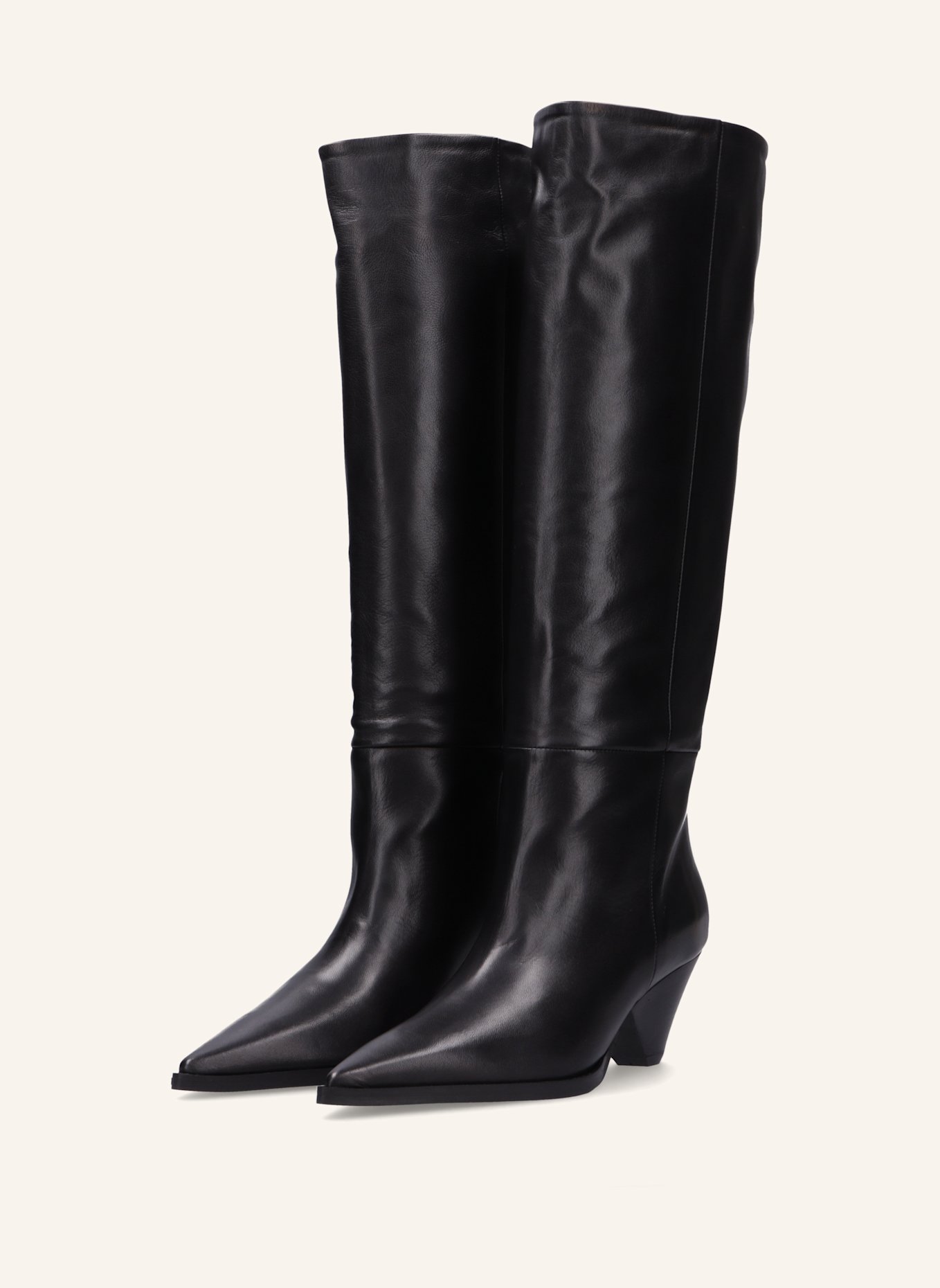 THEA MIKA Stiefel: SCHWARZ