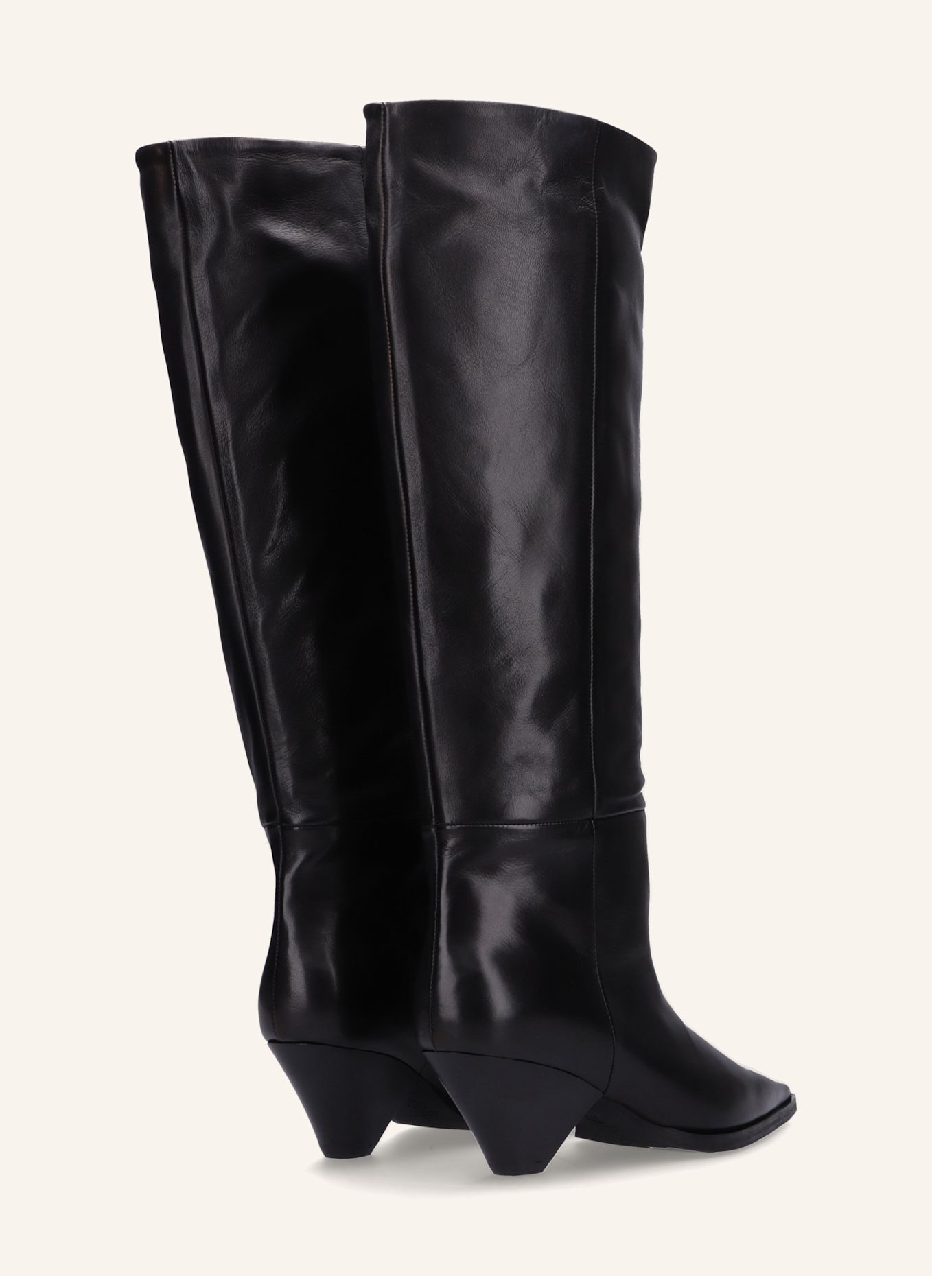 THEA MIKA Stiefel: SCHWARZ