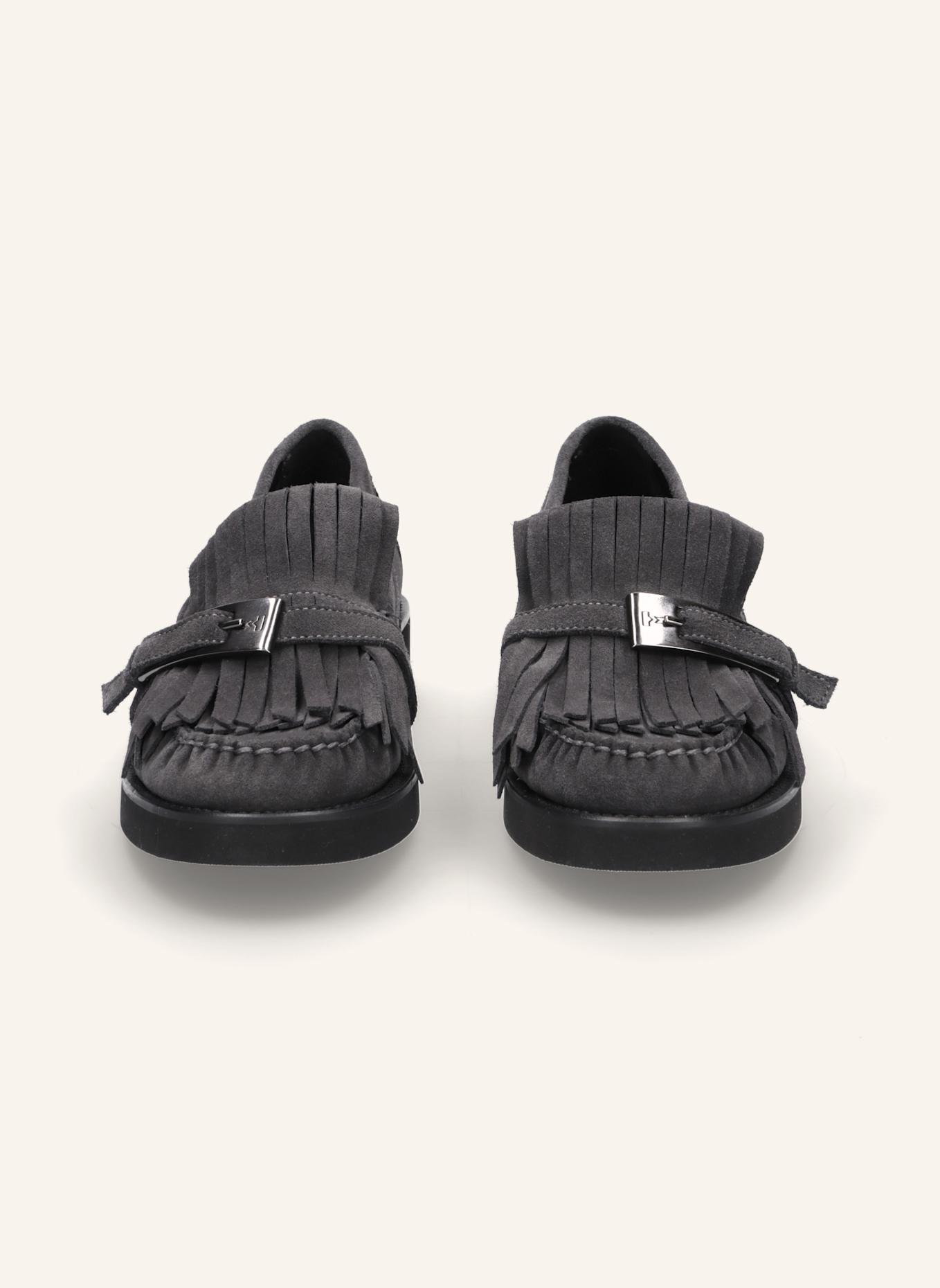 THEA MIKA Mokassins: DUNKELGRAU