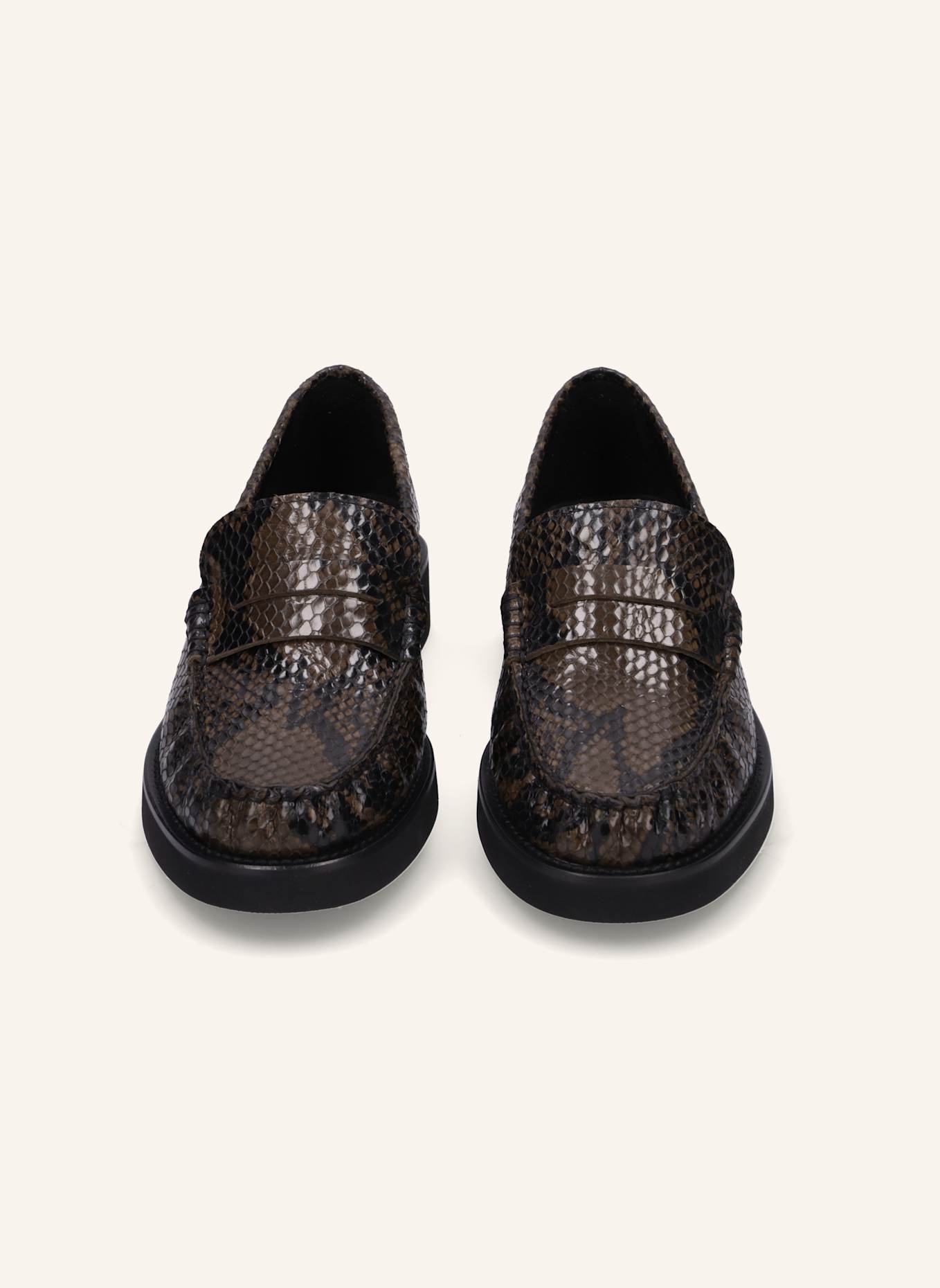 THEA MIKA Mokassins: DUNKELBRAUN