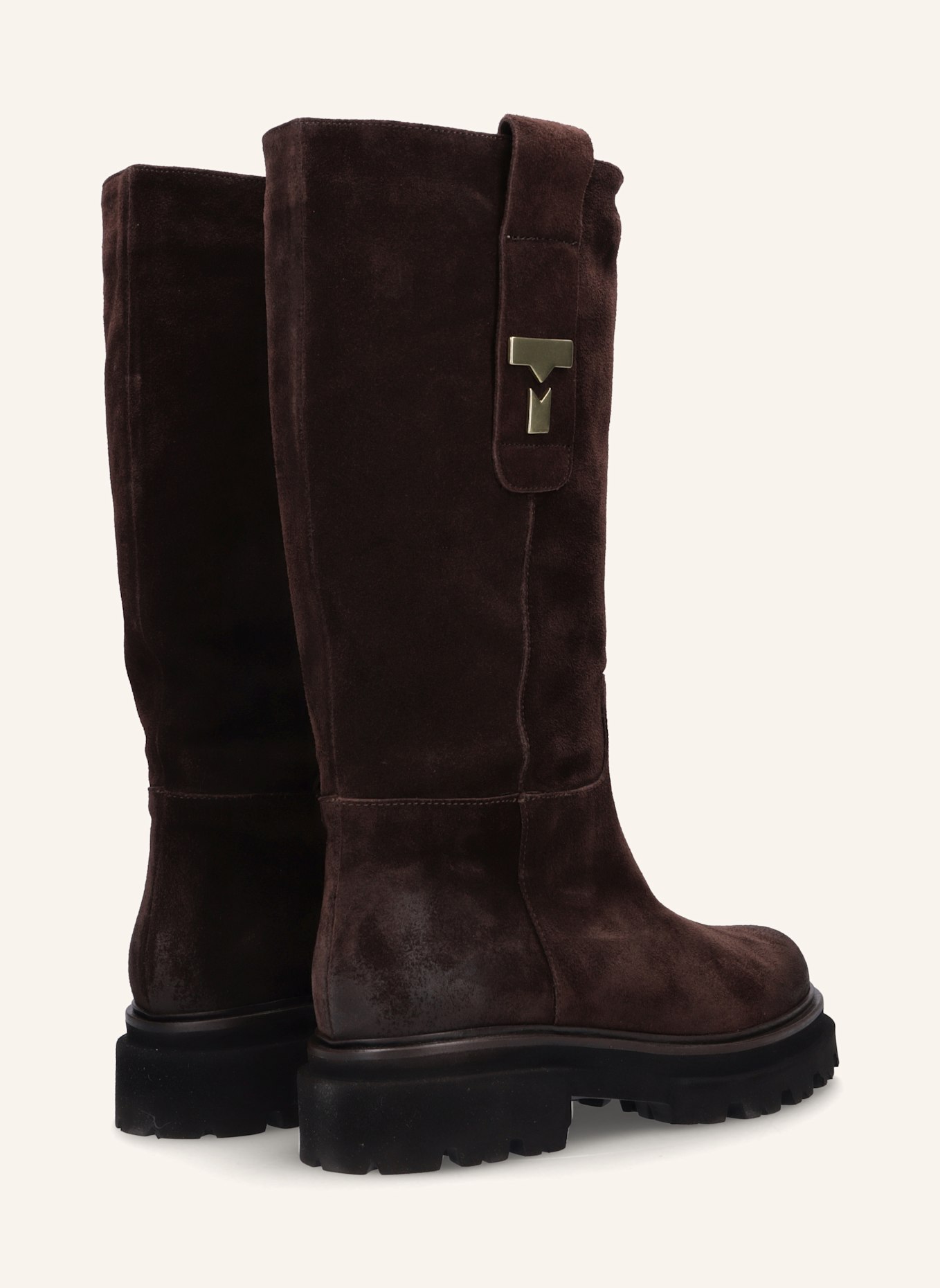 THEA MIKA Stiefel: DUNKELBRAUN