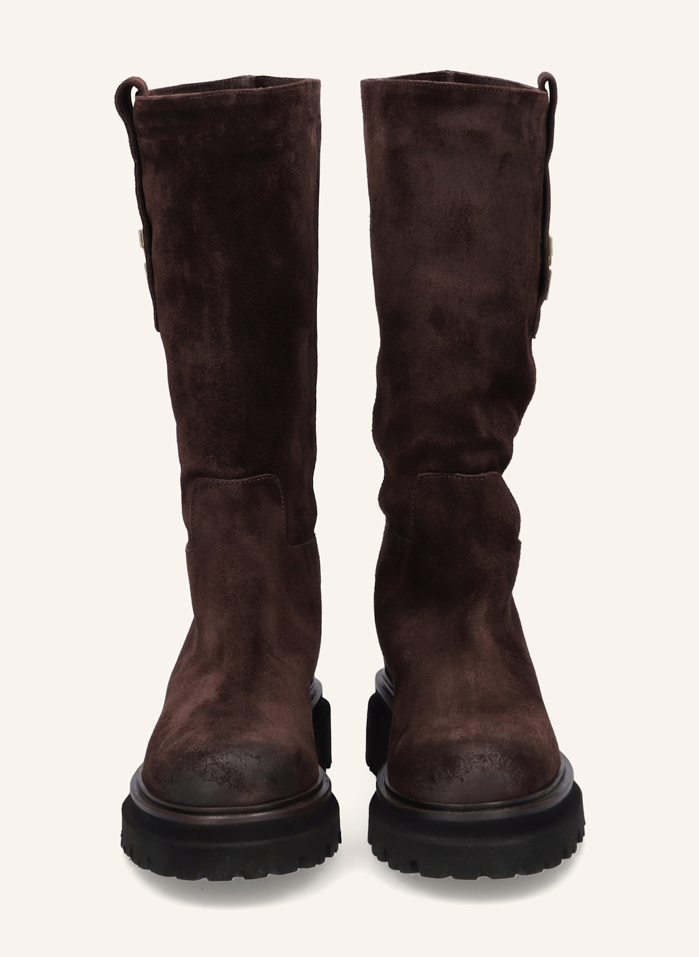 THEA MIKA Stiefel: DUNKELBRAUN