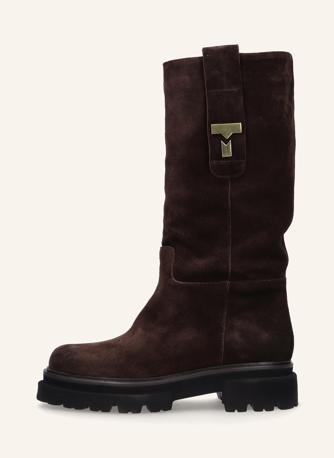 THEA MIKA Stiefel: DUNKELBRAUN