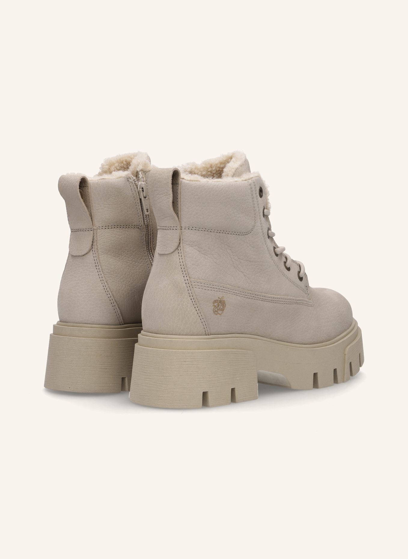 Apple of Eden Schnürstiefeletten: TAUPE