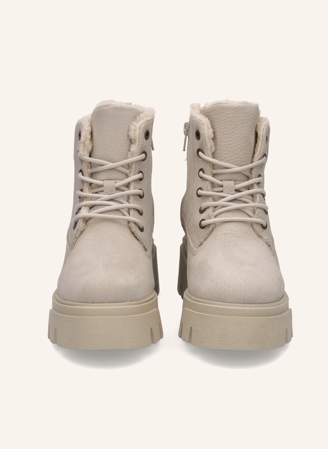 Apple of Eden Schnürstiefeletten: TAUPE