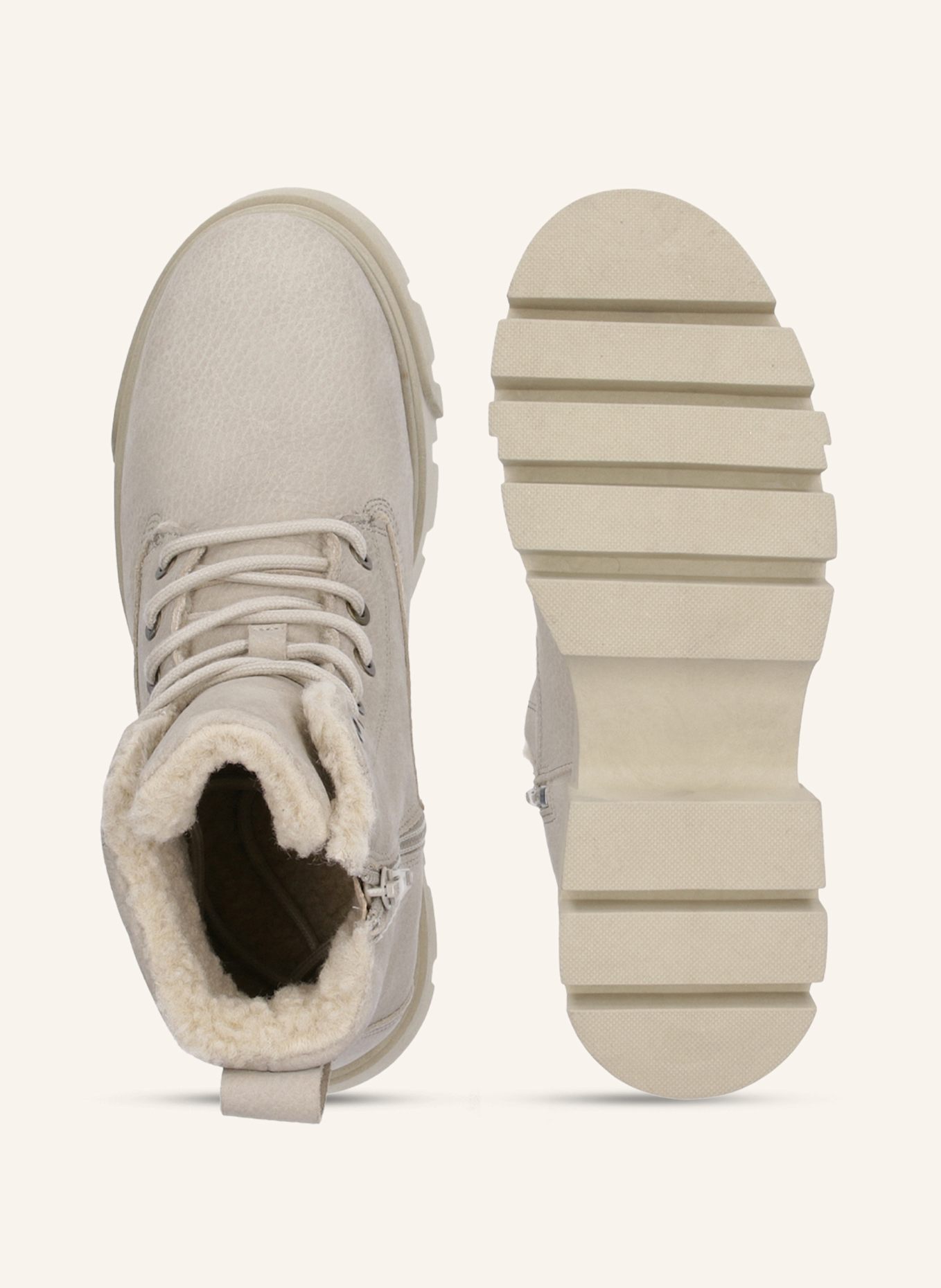 Apple of Eden Schnürstiefeletten: TAUPE