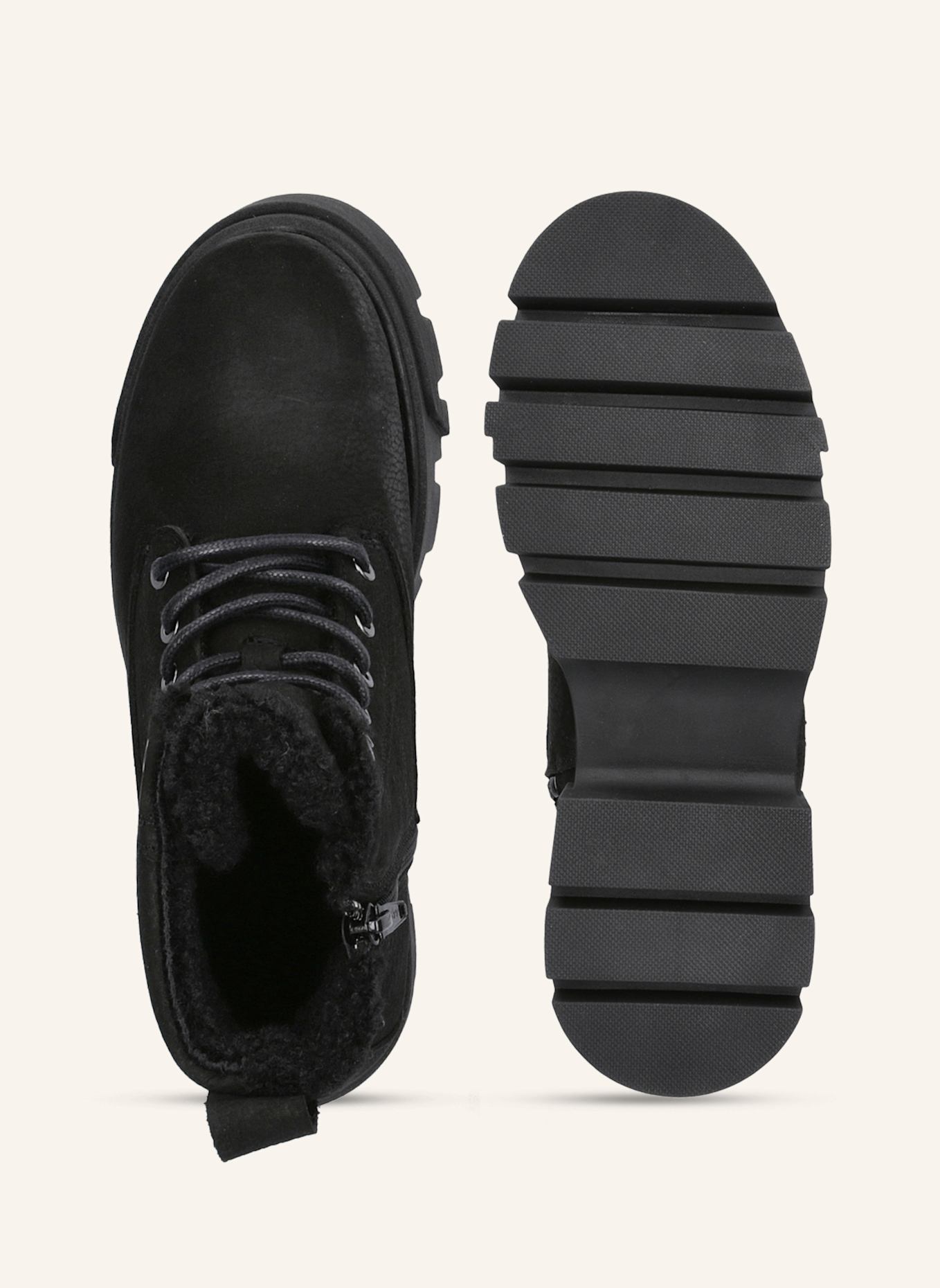 Apple of Eden Schnürstiefeletten: SCHWARZ