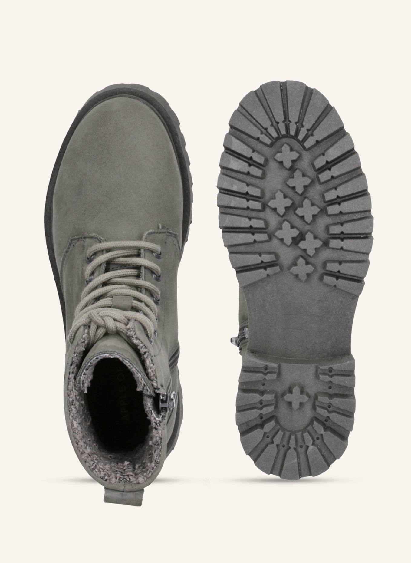 Apple of Eden Schnürstiefeletten: GRAU/ DUNKELGRAU