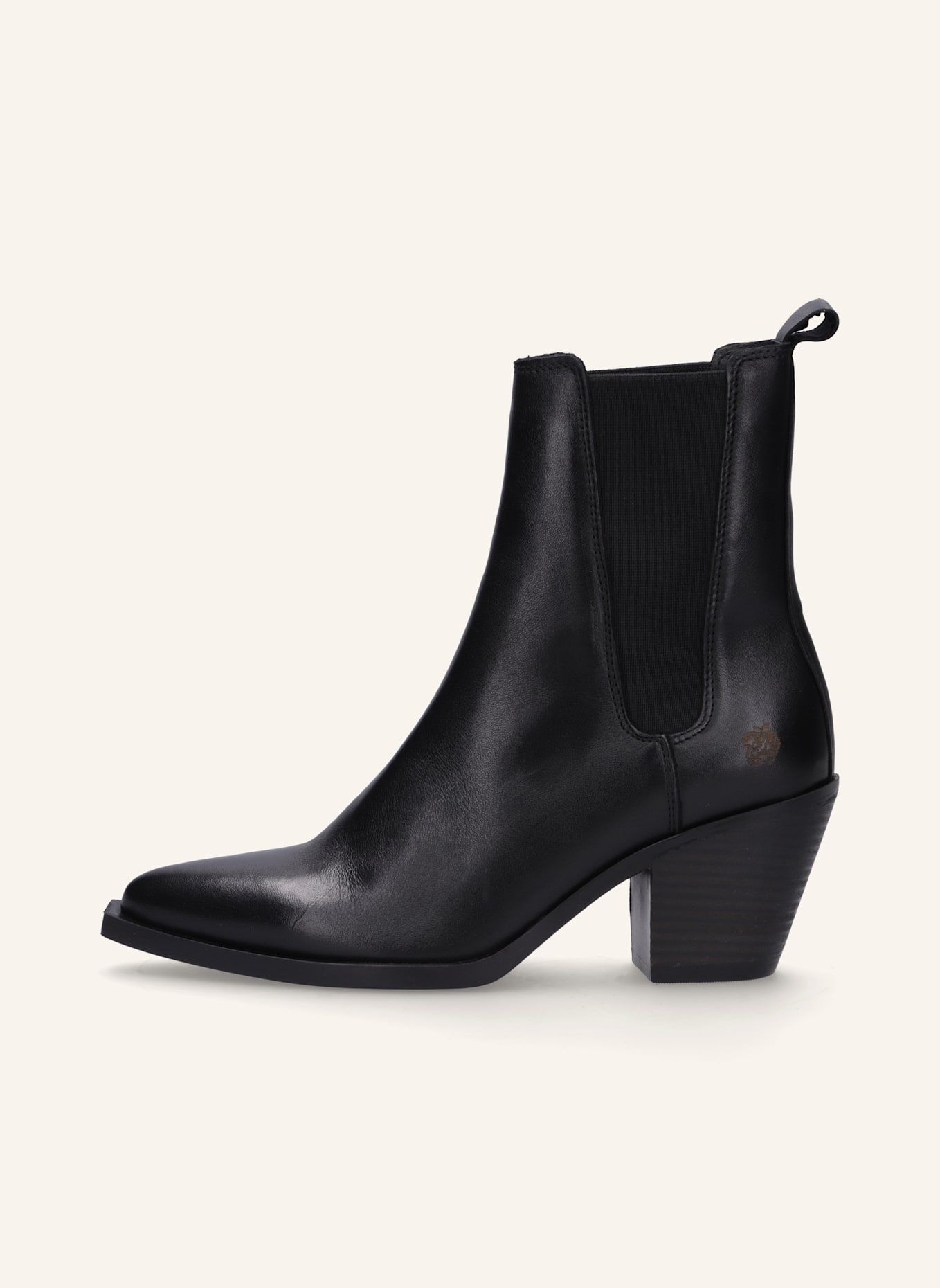Apple of Eden Cowboy Boots: SCHWARZ