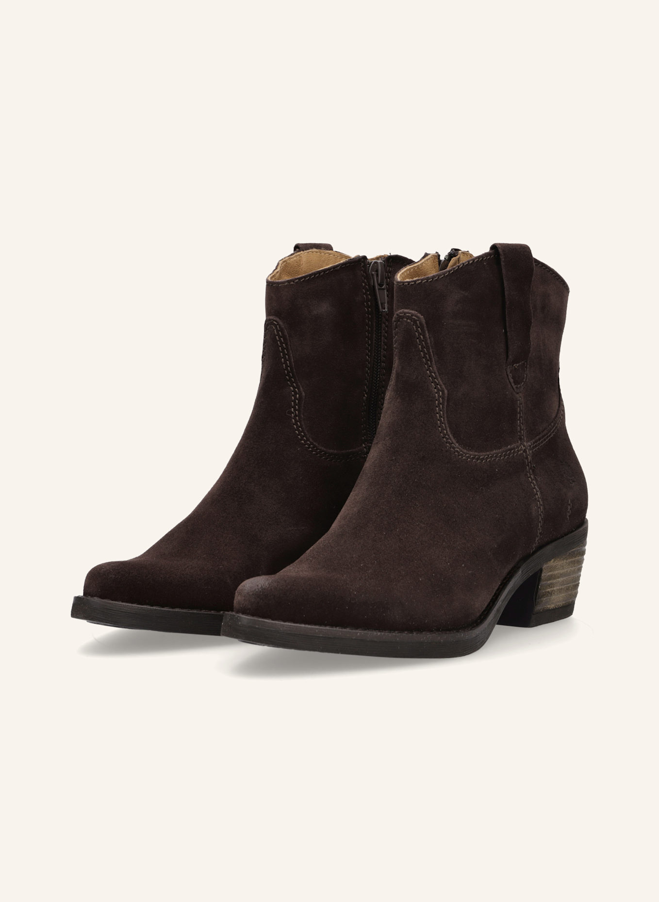 Apple of Eden Cowboy Boots: DUNKELBRAUN