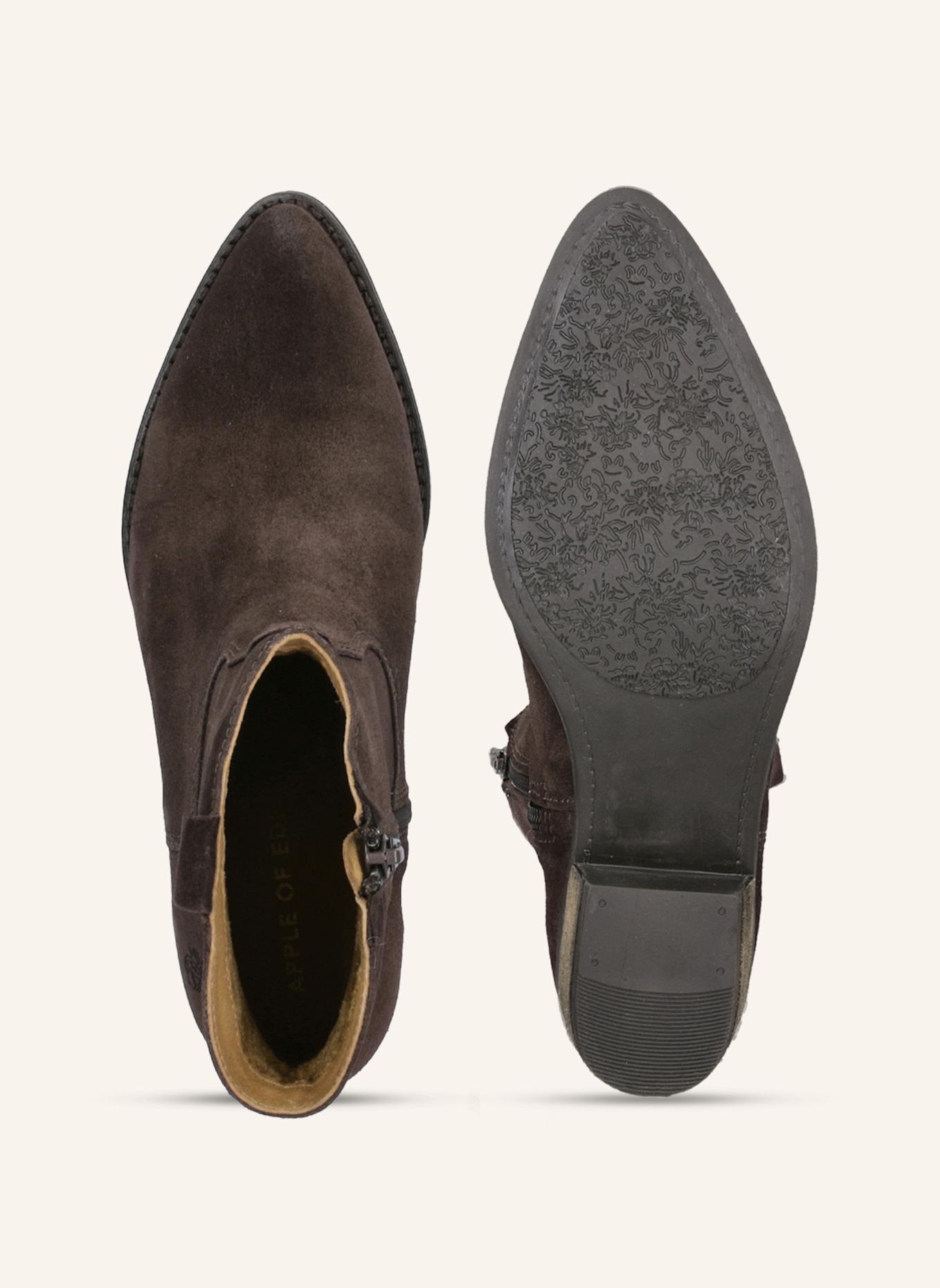 Apple of Eden Cowboy Boots: DUNKELBRAUN