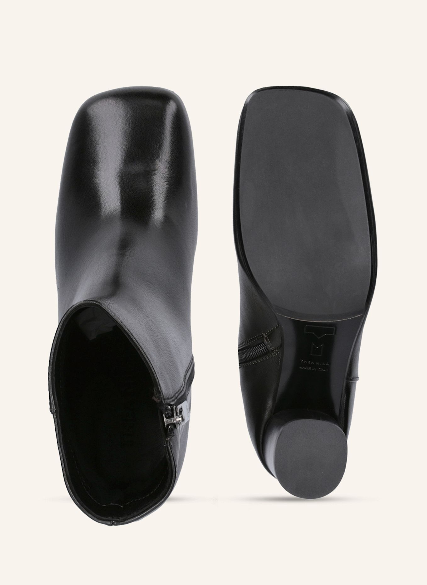 THEA MIKA Stiefeletten: SCHWARZ