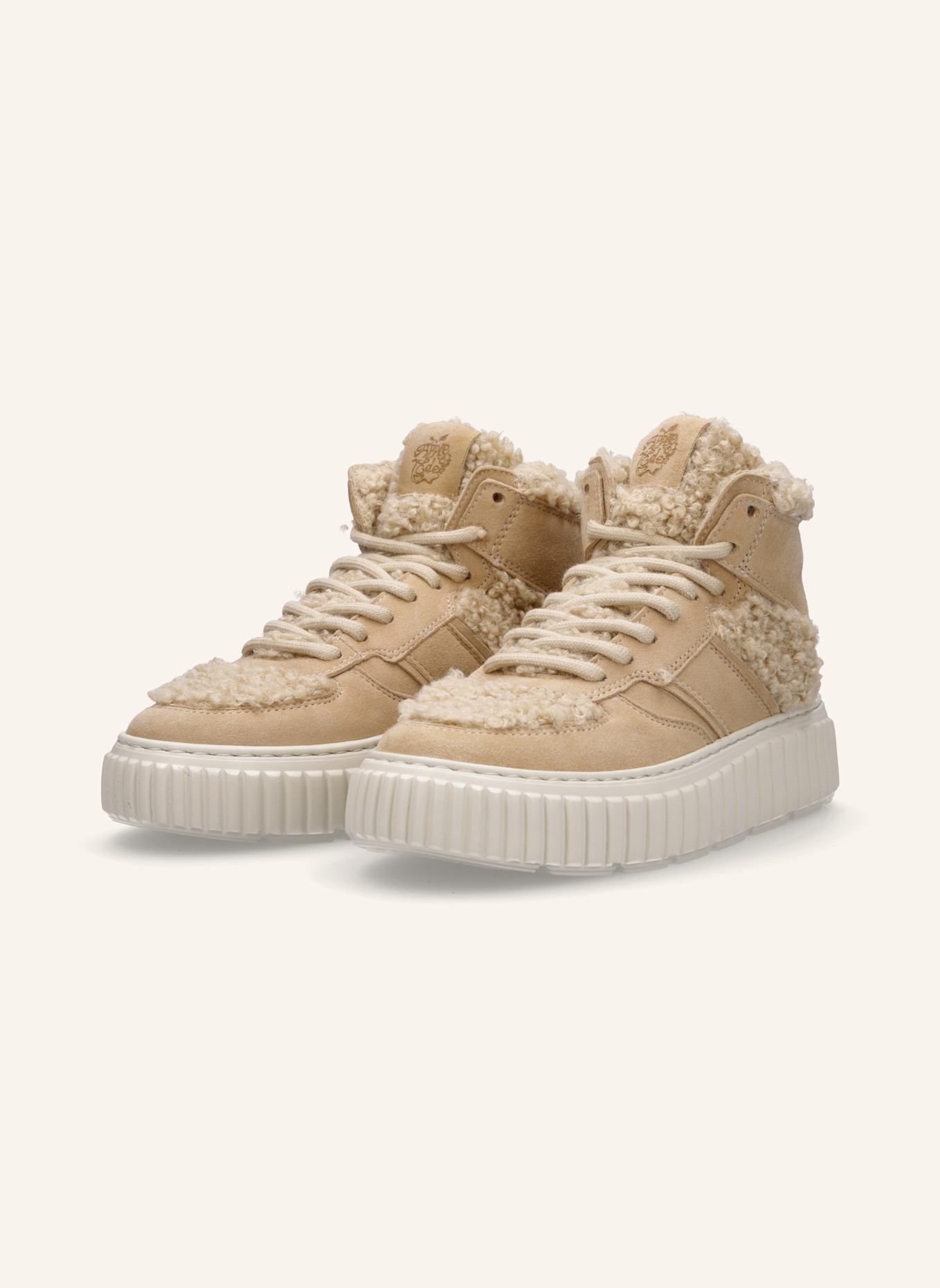 Apple of Eden Plateau-Sneaker: BEIGE