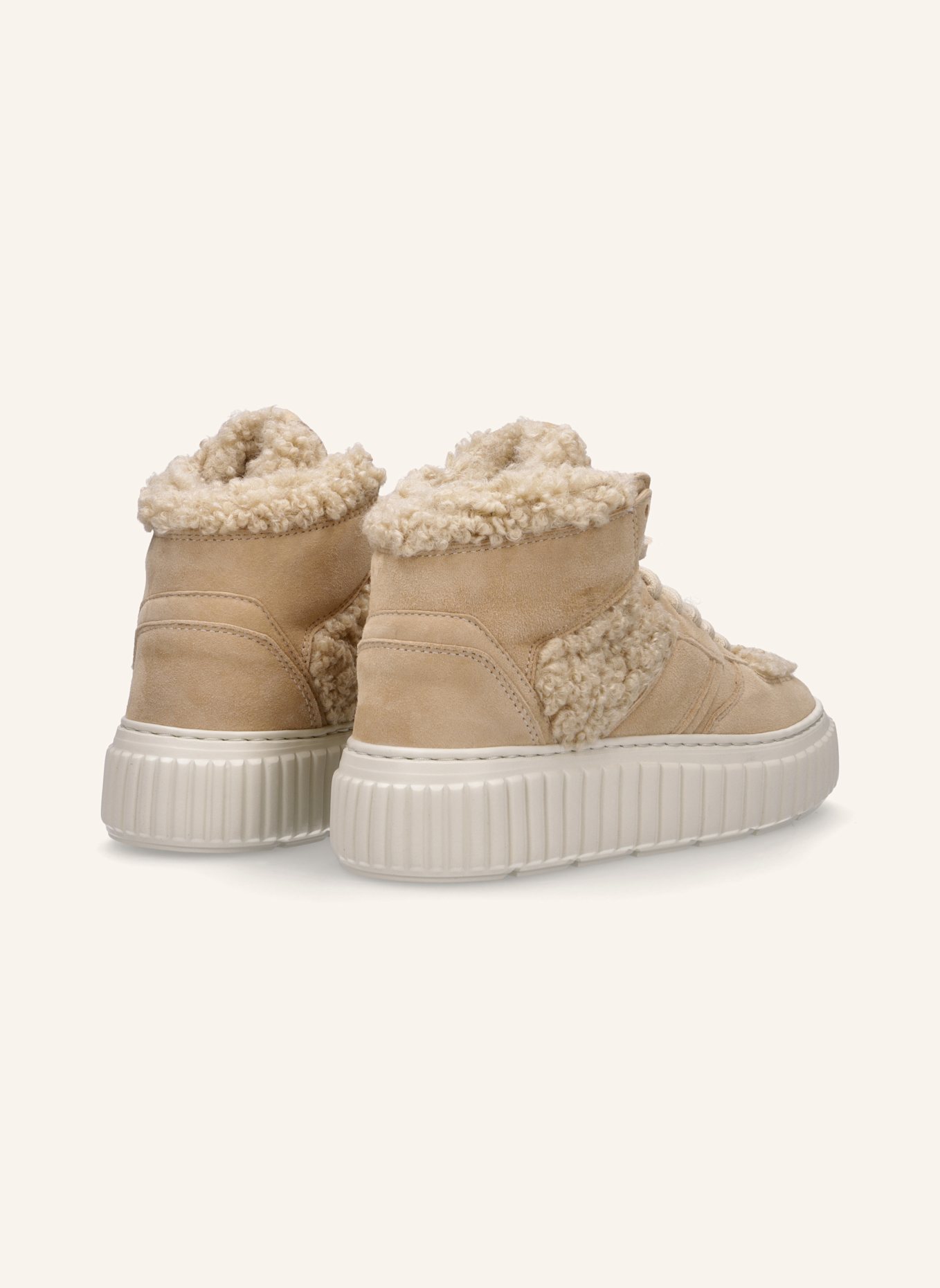 Apple of Eden Plateau-Sneaker: BEIGE