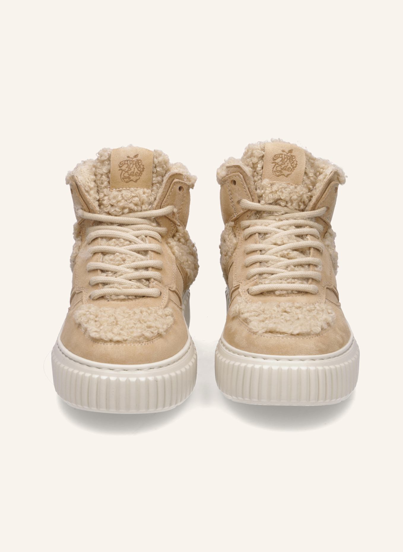 Apple of Eden Plateau-Sneaker: BEIGE
