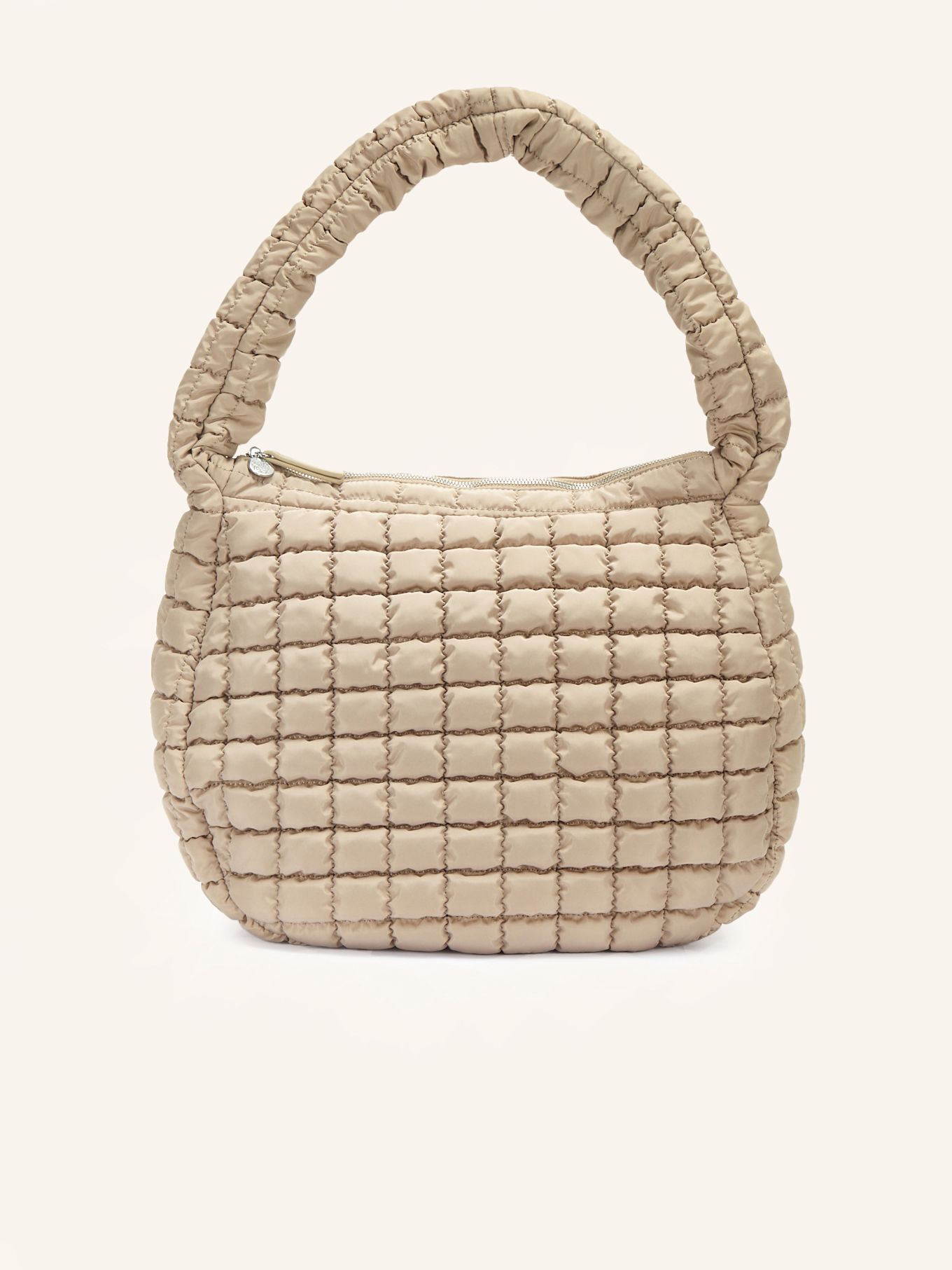 Apple of Eden Hobo Bag: TAUPE