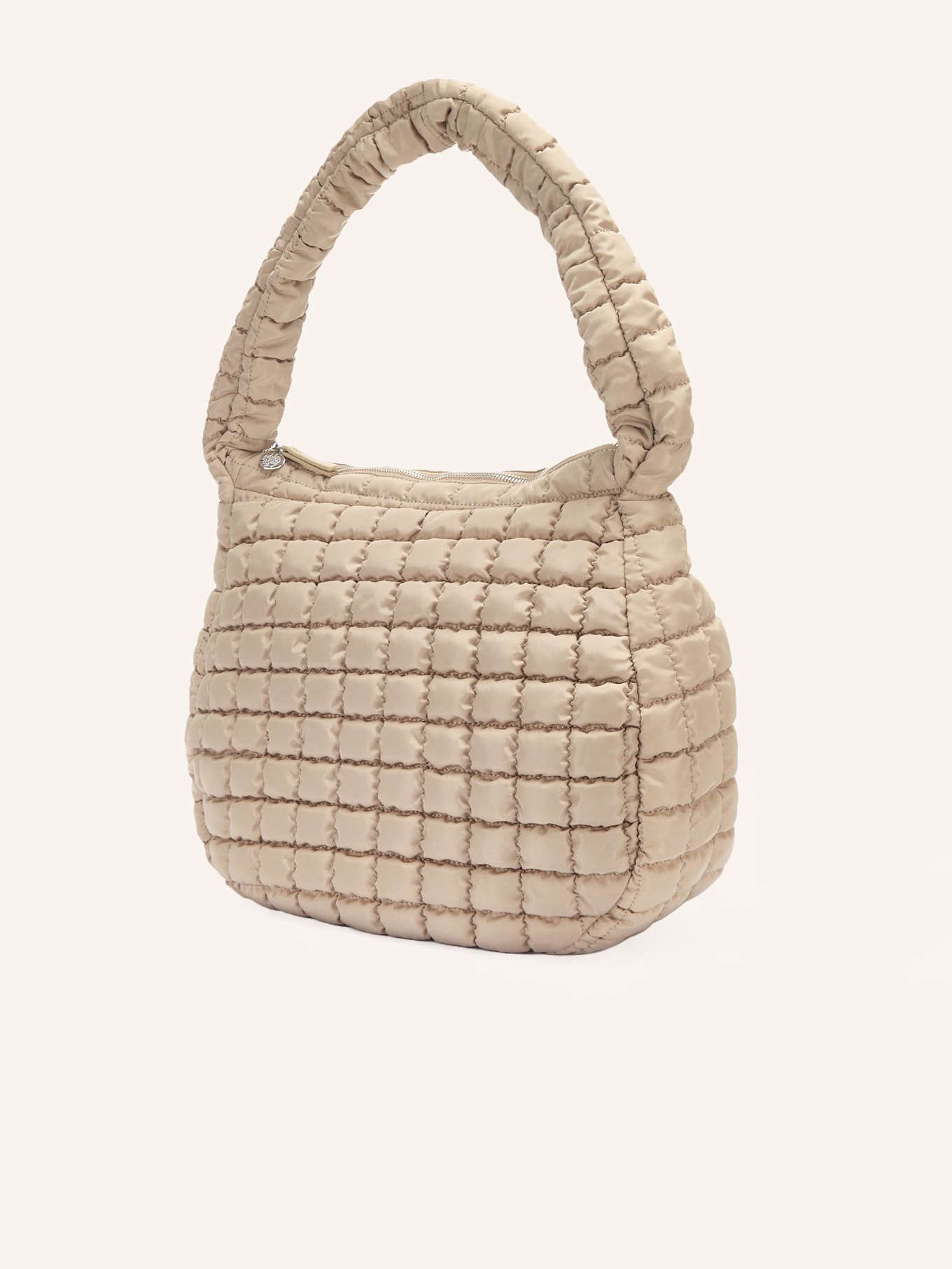 Apple of Eden Hobo Bag: TAUPE