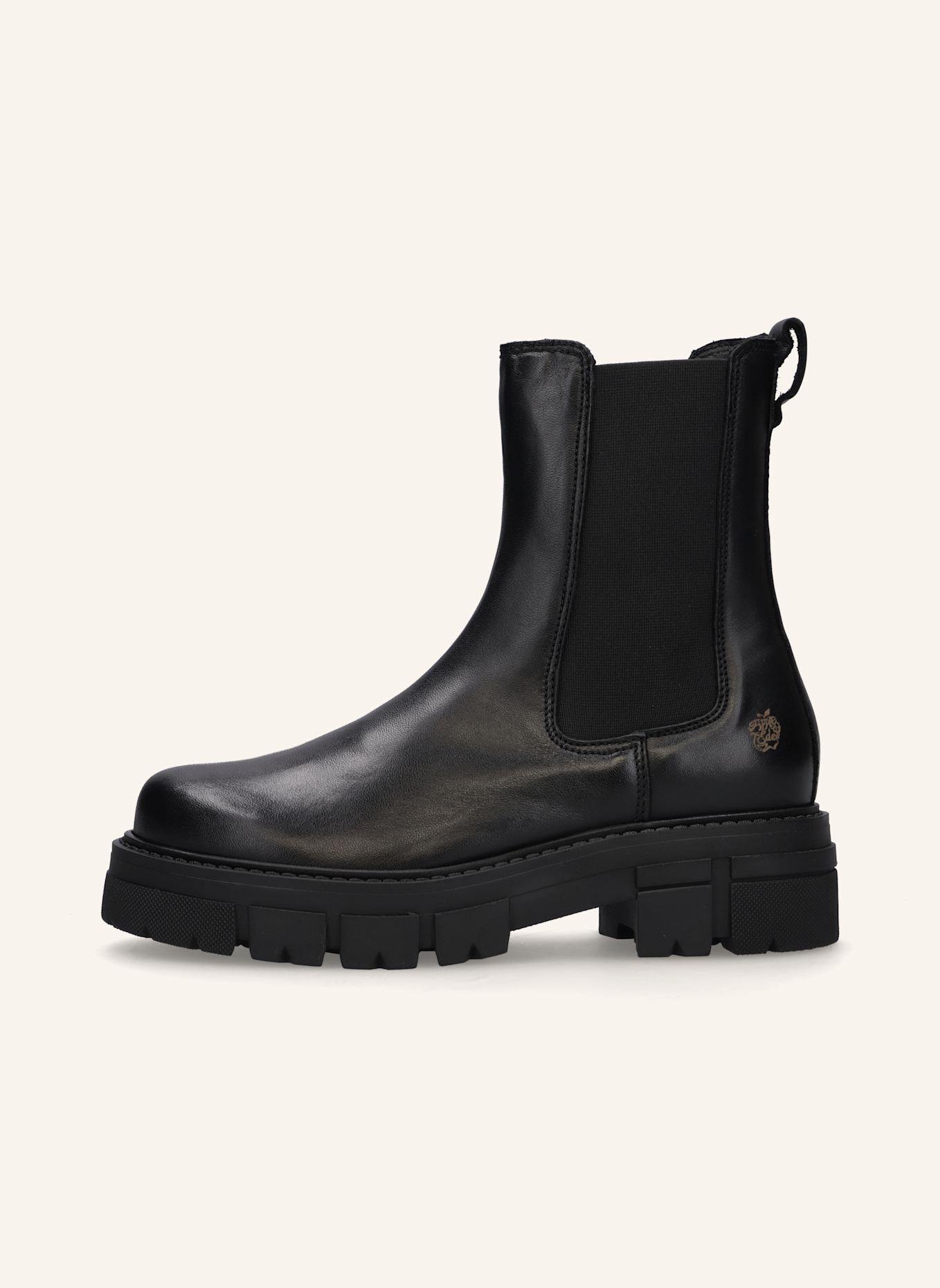 Apple of Eden Chelsea Boots: SCHWARZ