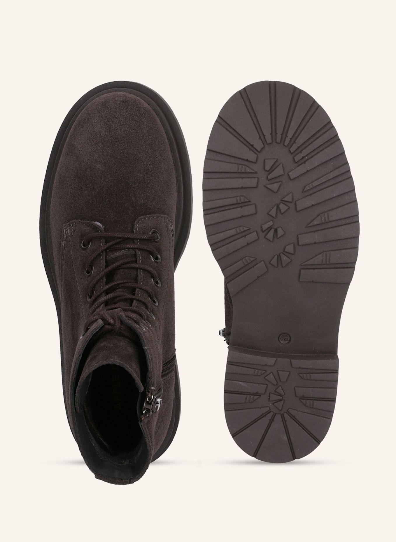 Apple of Eden Schnürstiefeletten: DUNKELBRAUN