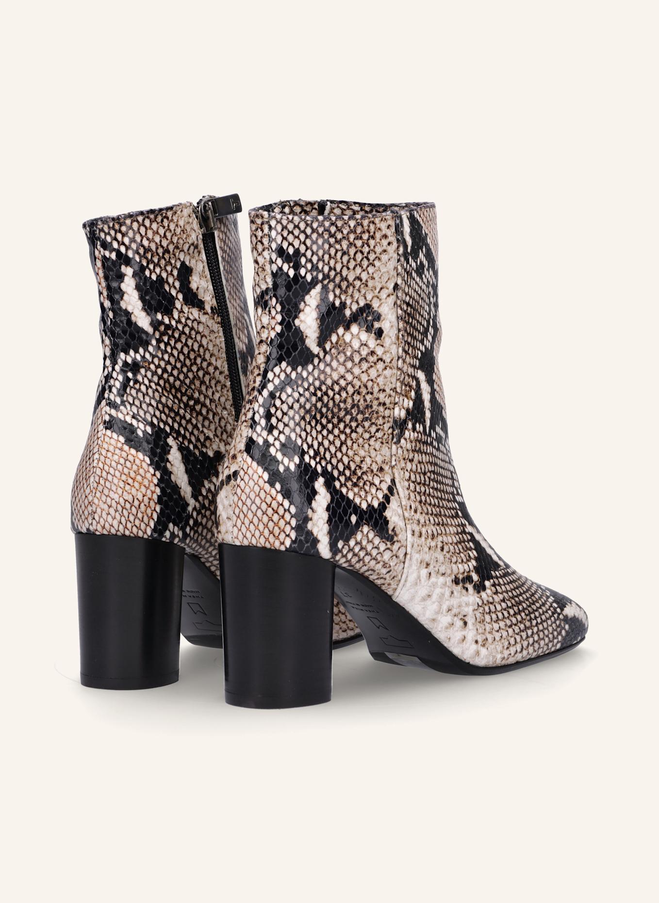 THEA MIKA Stiefeletten: WEISS/ SCHWARZ