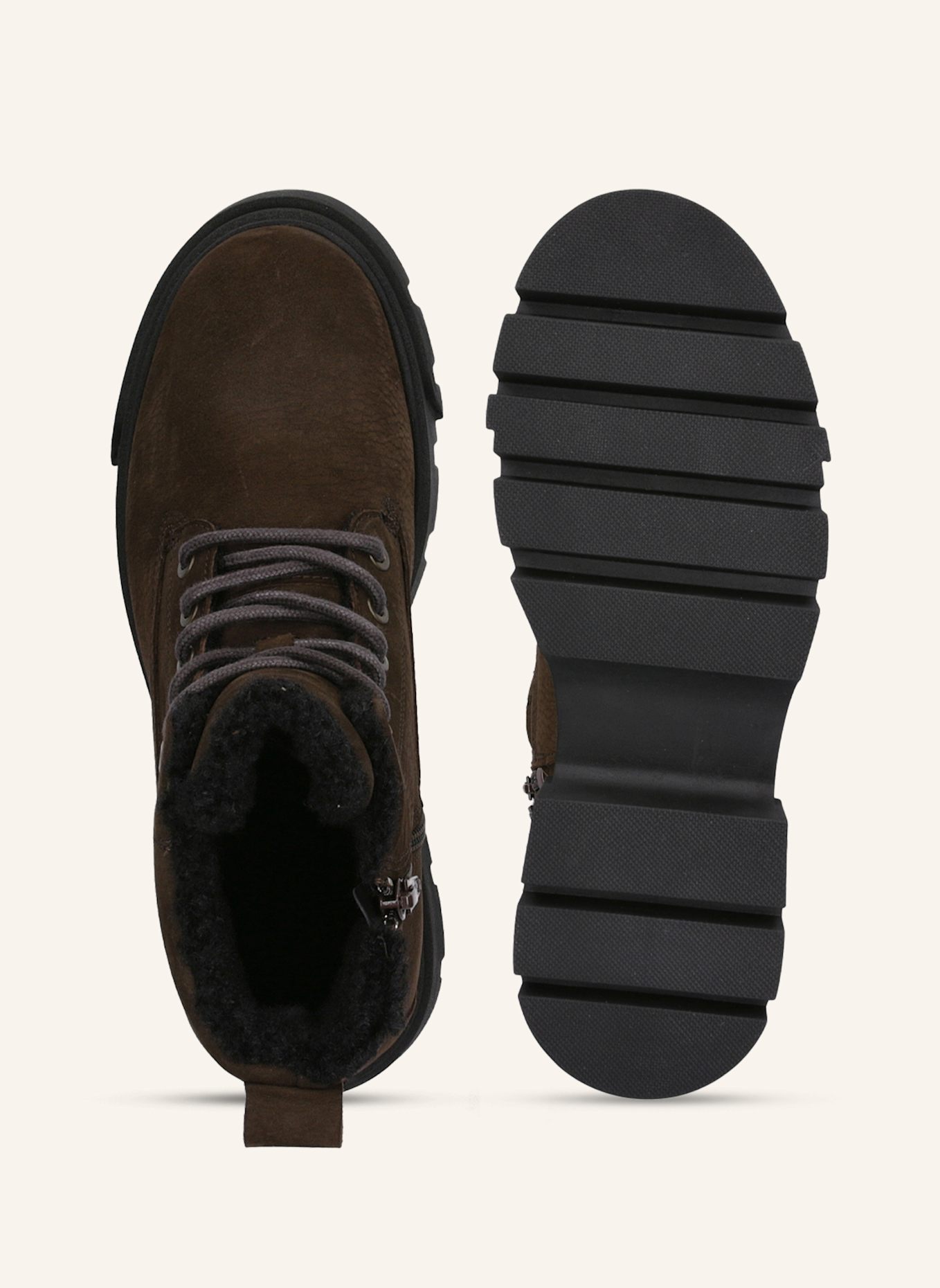 Apple of Eden Schnürstiefeletten: DUNKELBRAUN