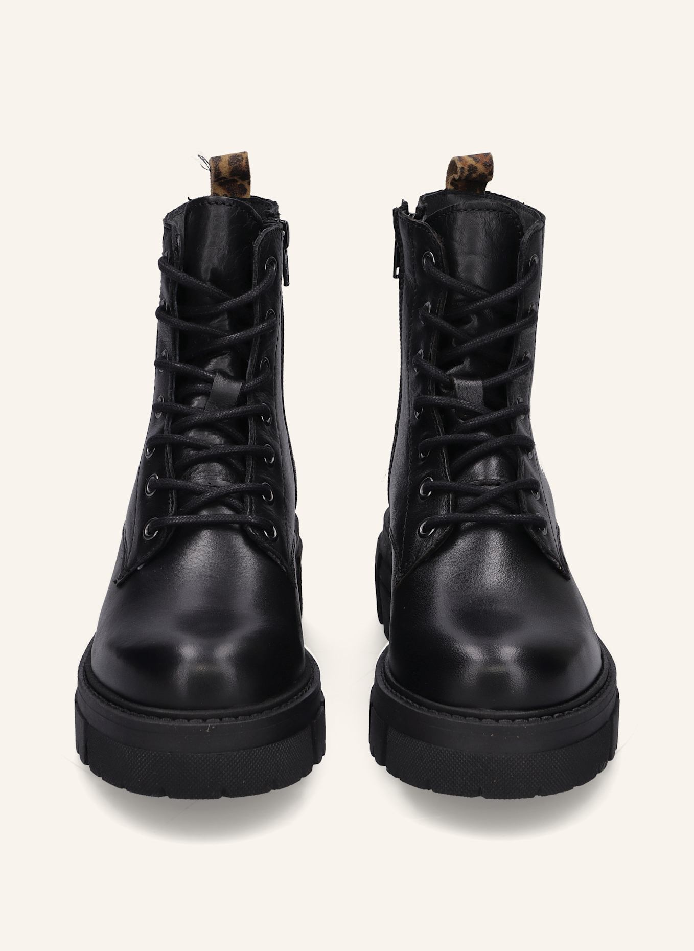 Apple of Eden Schnürstiefeletten: BRAUN/ SCHWARZ/ CAMEL