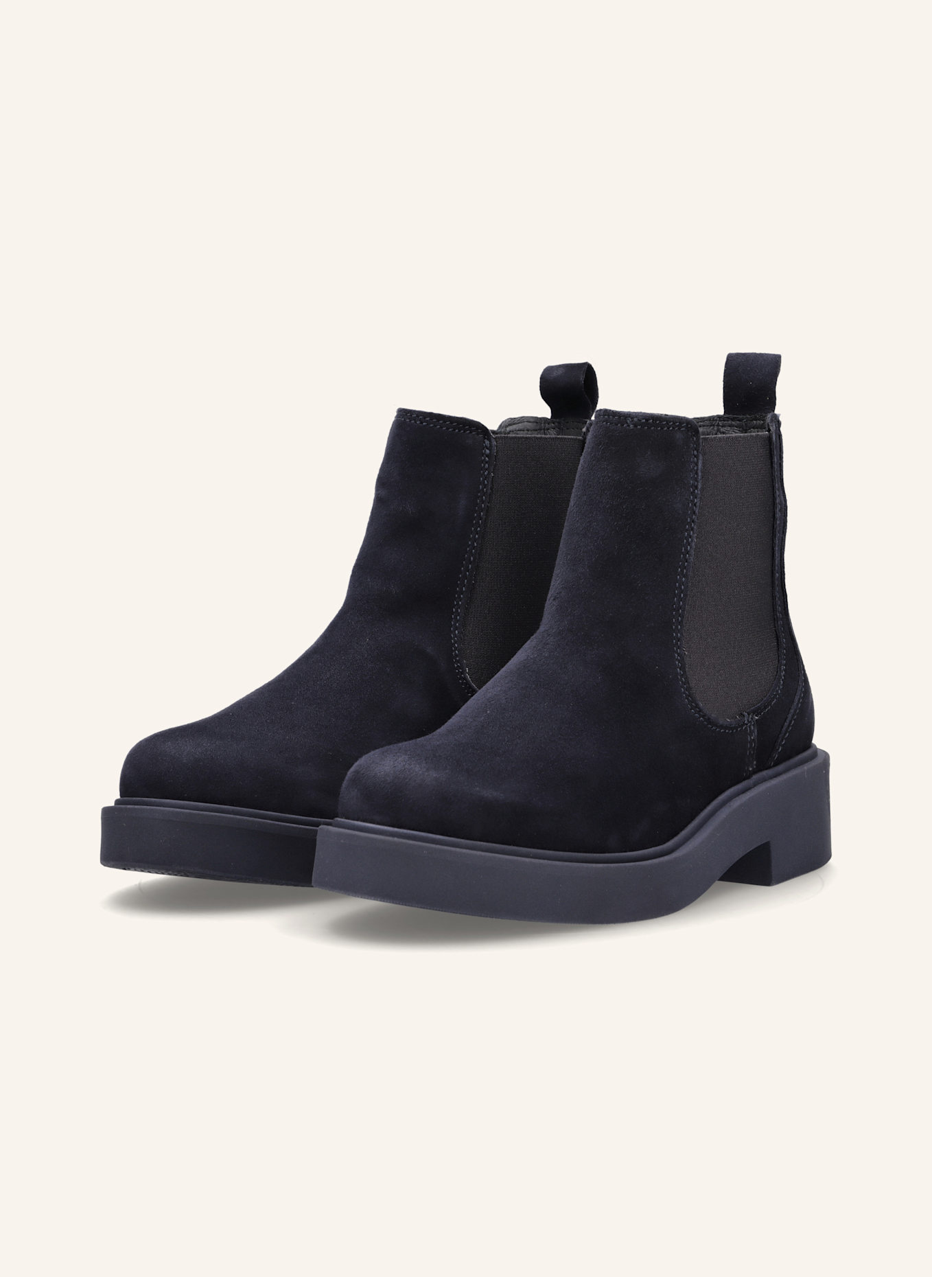 Apple of Eden Chelsea Boots: DUNKELBLAU