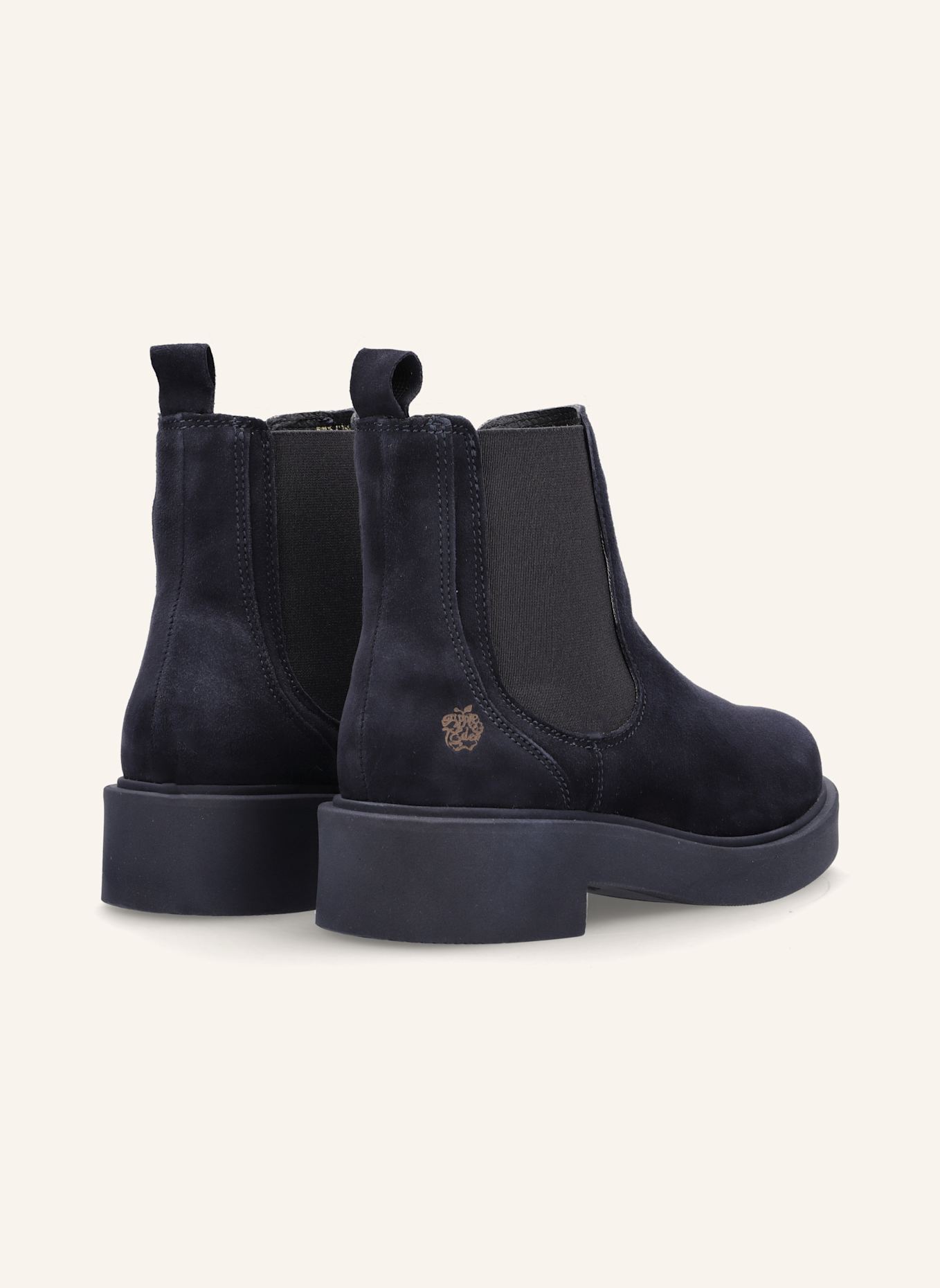 Apple of Eden Chelsea Boots: DUNKELBLAU