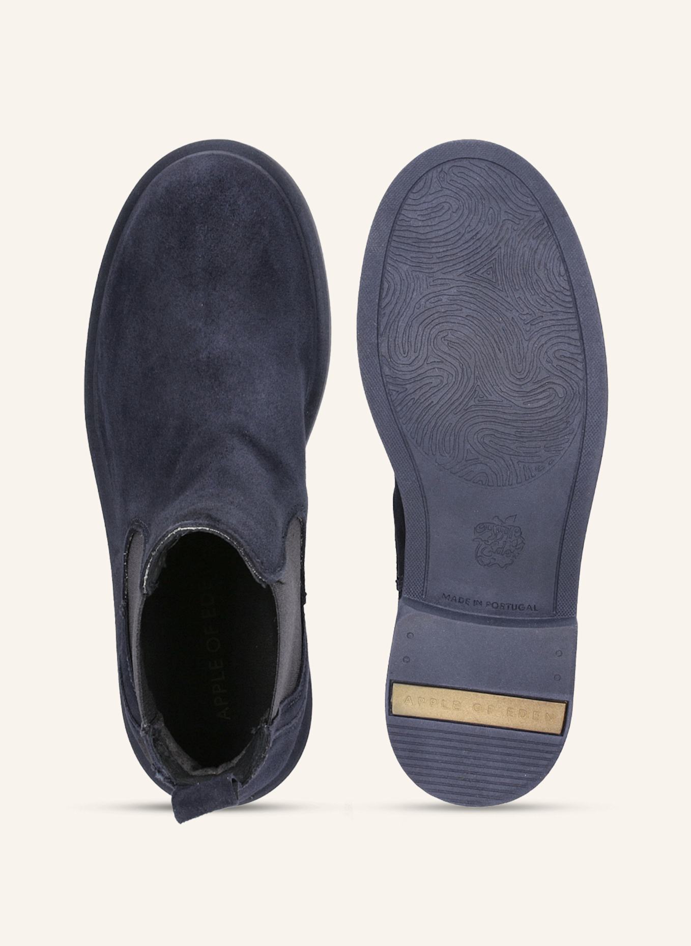 Apple of Eden Chelsea Boots: DUNKELBLAU