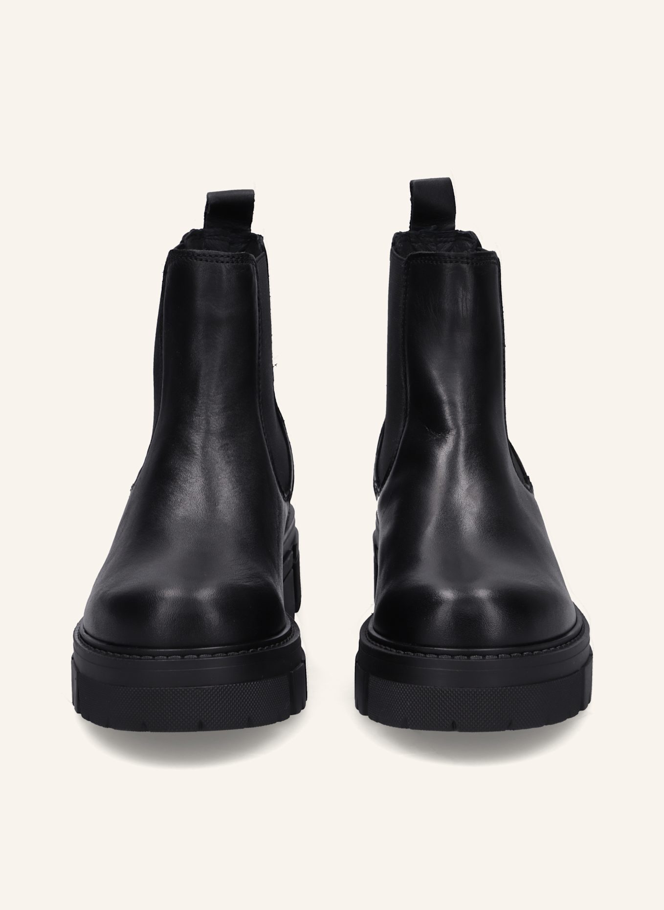 Apple of Eden Chelsea Boots: SCHWARZ