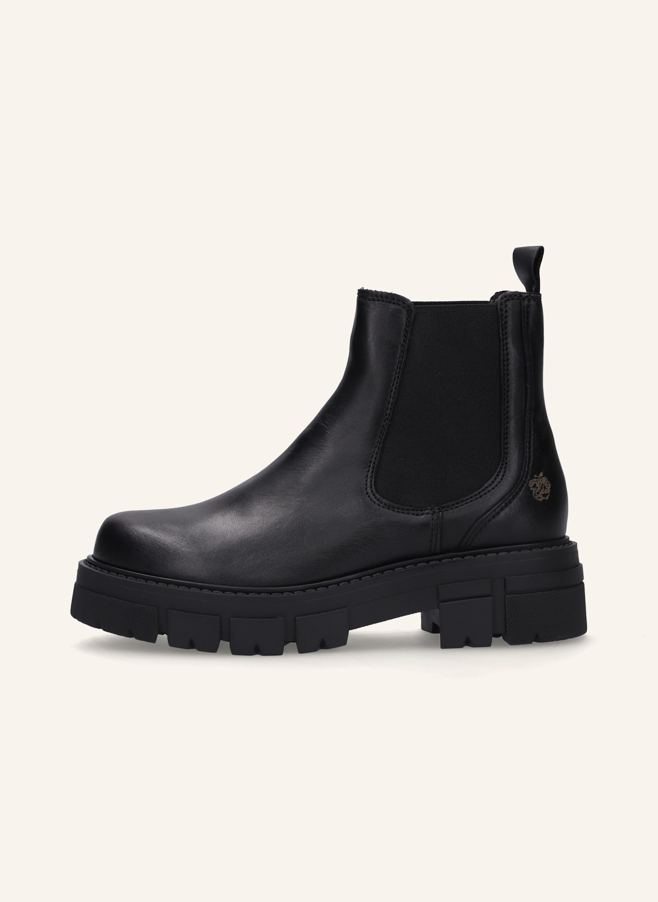 Apple of Eden Chelsea Boots: SCHWARZ