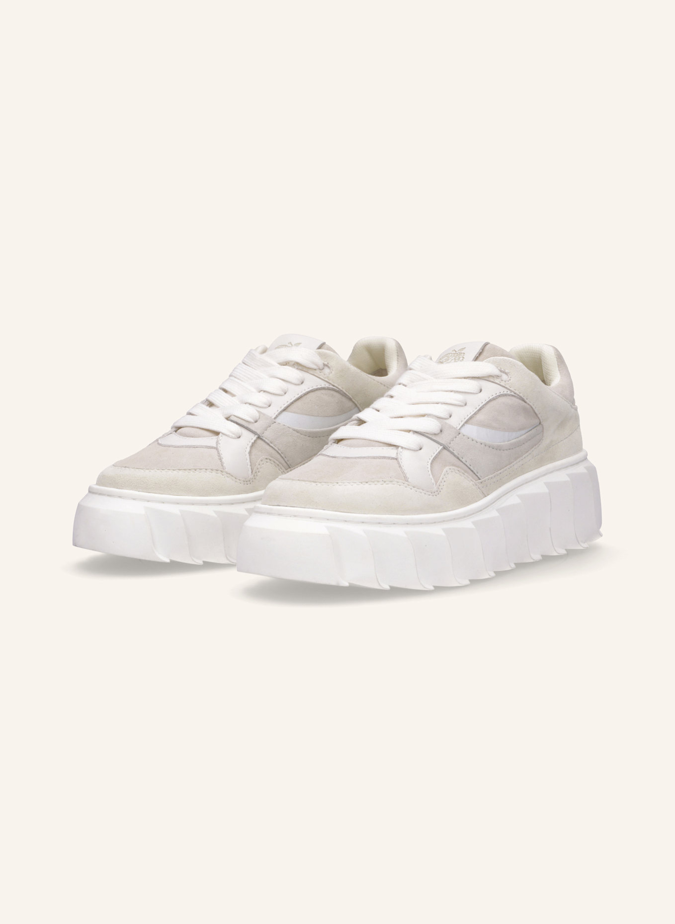 Apple of Eden Plateau-Sneaker: BEIGE