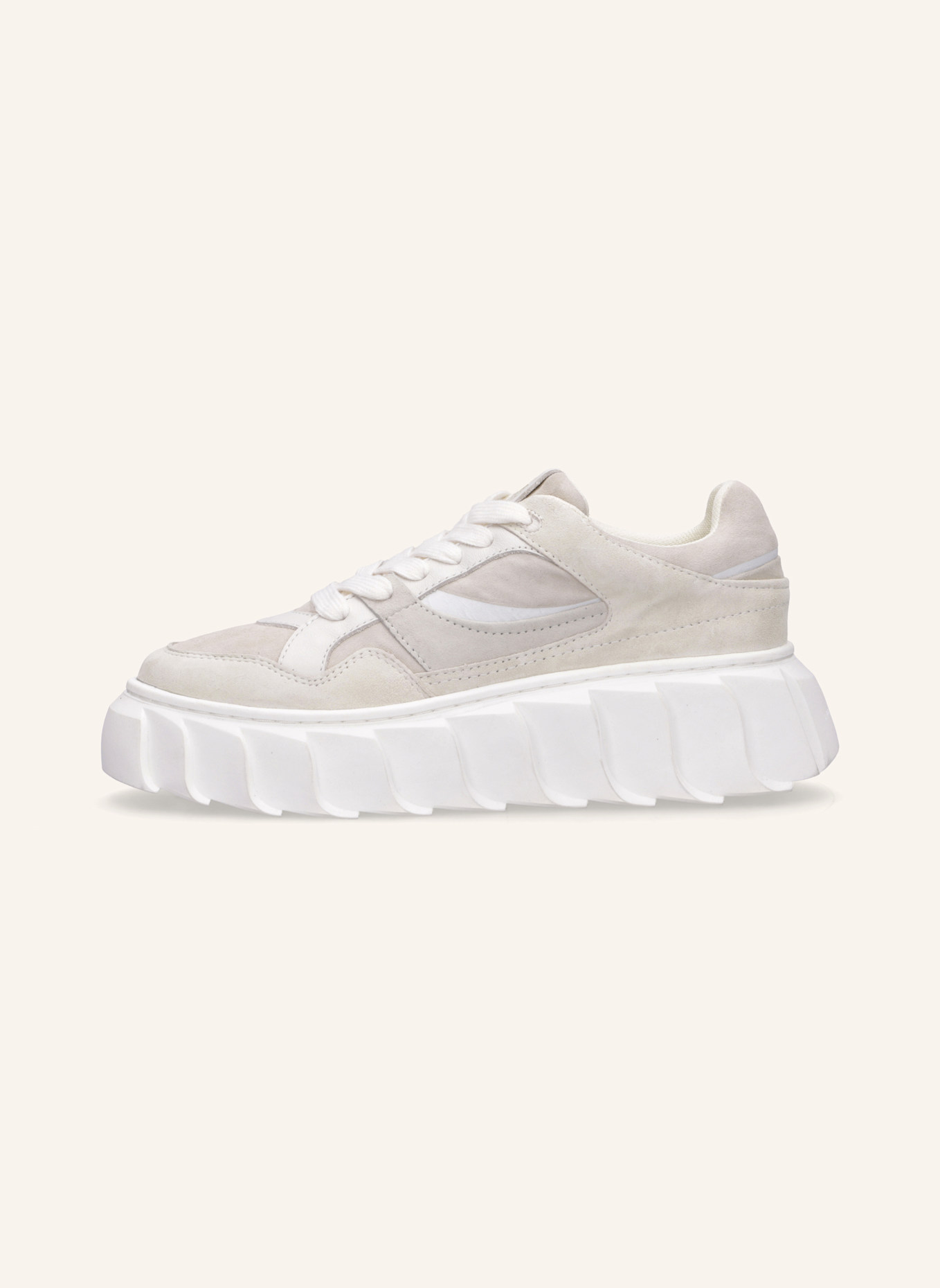 Apple of Eden Plateau-Sneaker: BEIGE
