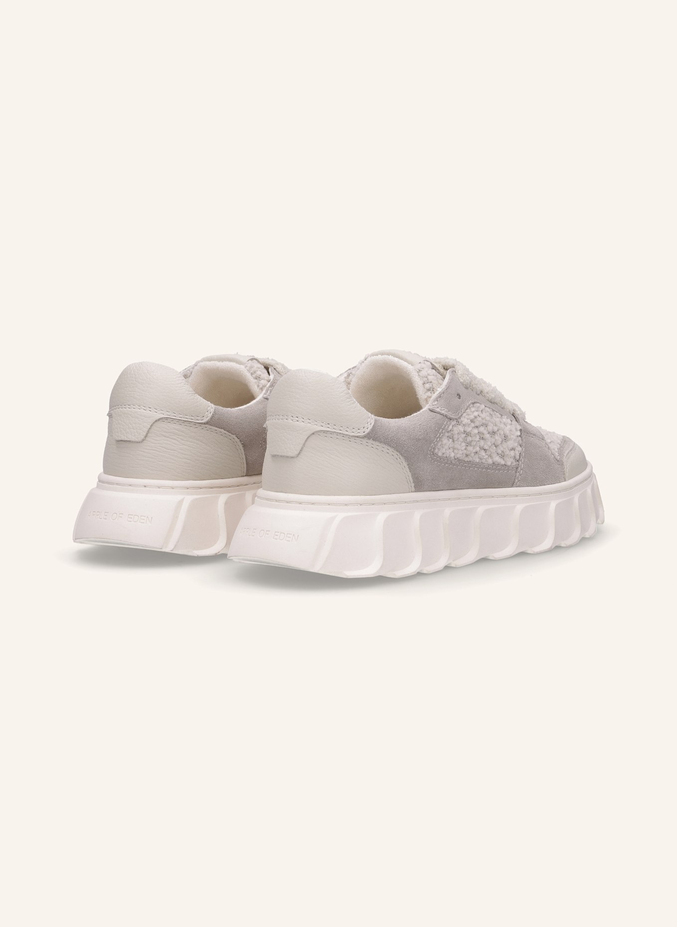 Apple of Eden Sneaker: WEISS/ HELLGRAU