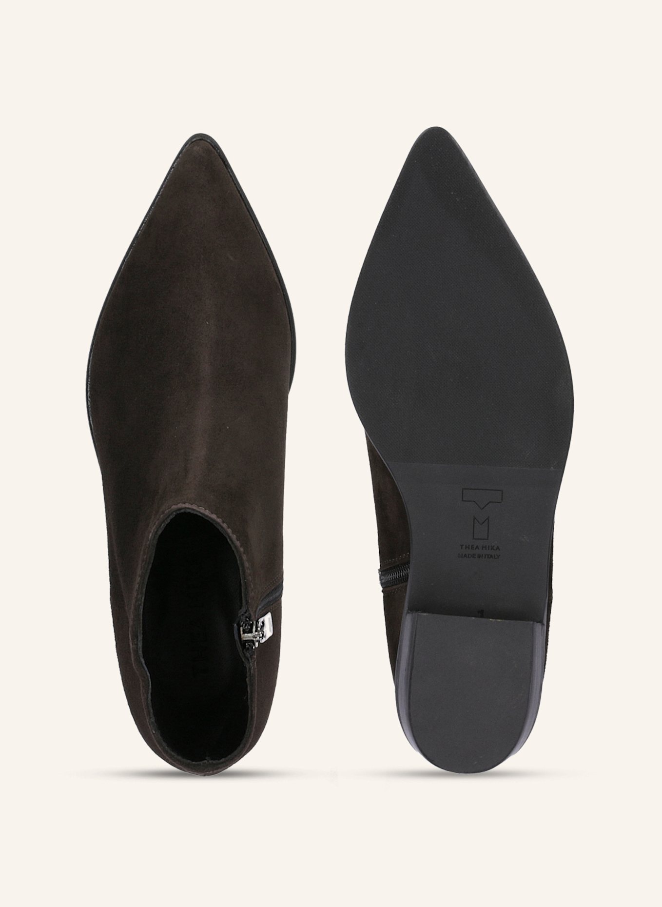 THEA MIKA Stiefeletten: DUNKELBRAUN