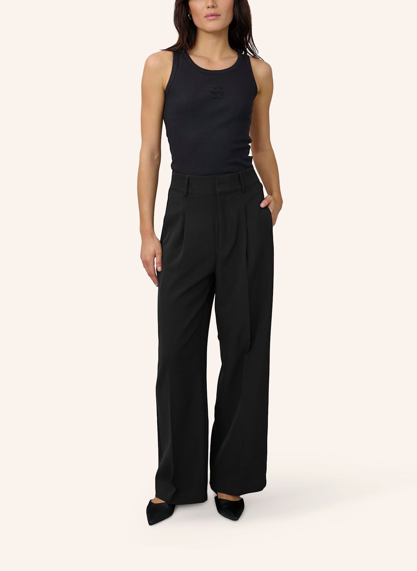 MY ESSENTIAL WARDROBE Hose THE TAILORED: SCHWARZ