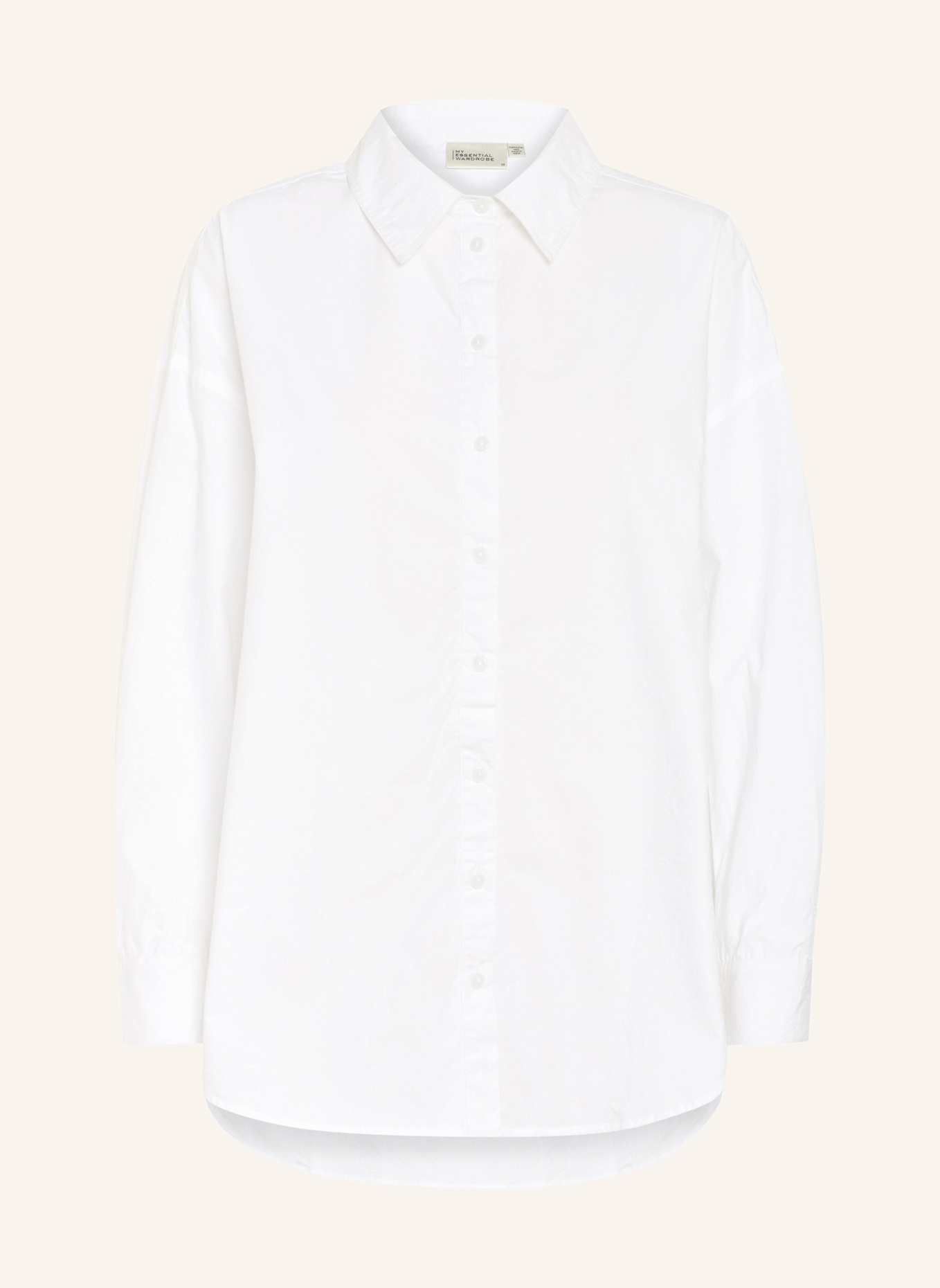 MY ESSENTIAL WARDROBE Oversized-Hemdbluse BOXY: WEISS