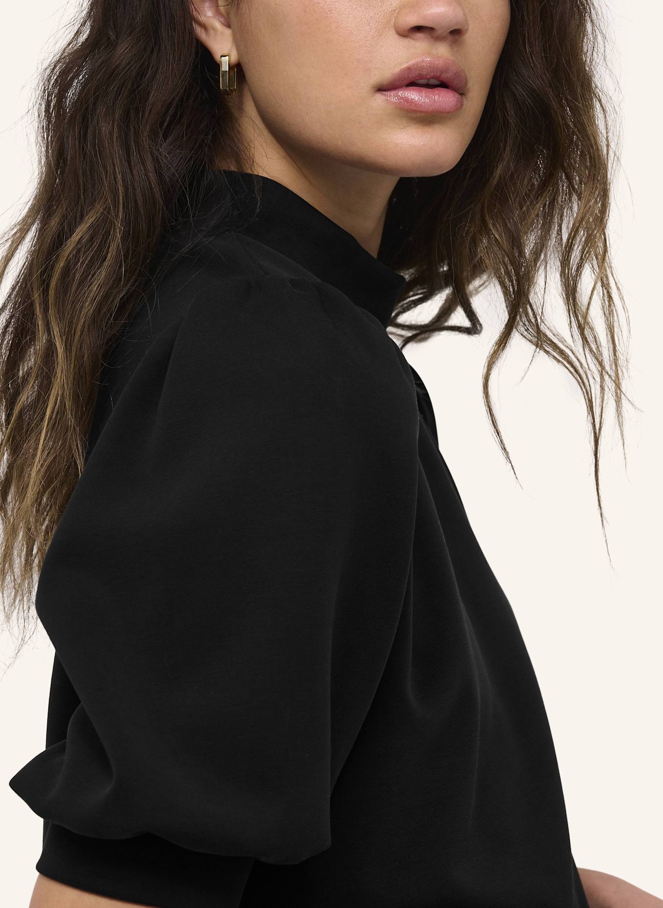 MY ESSENTIAL WARDROBE Bluse PUFF: SCHWARZ