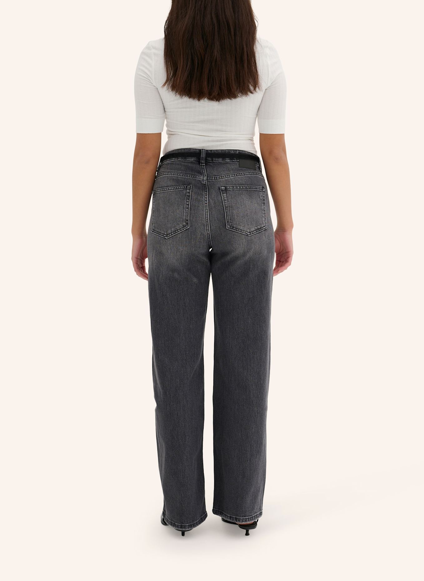 MY ESSENTIAL WARDROBE Kurzarm-Bluse BUSTA: WEISS