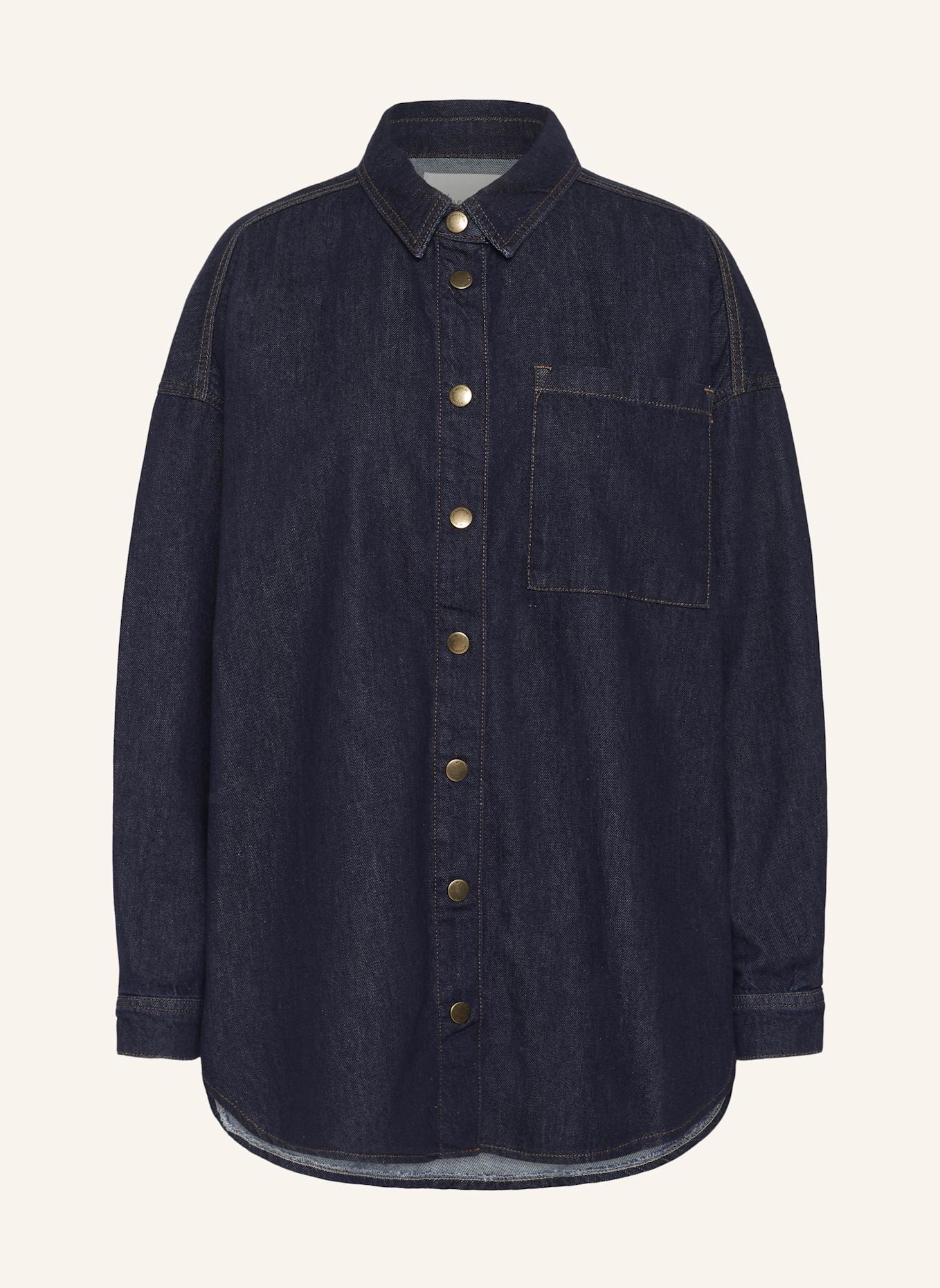 MY ESSENTIAL WARDROBE Oversized-Hemdbluse MALO: DUNKELBLAU