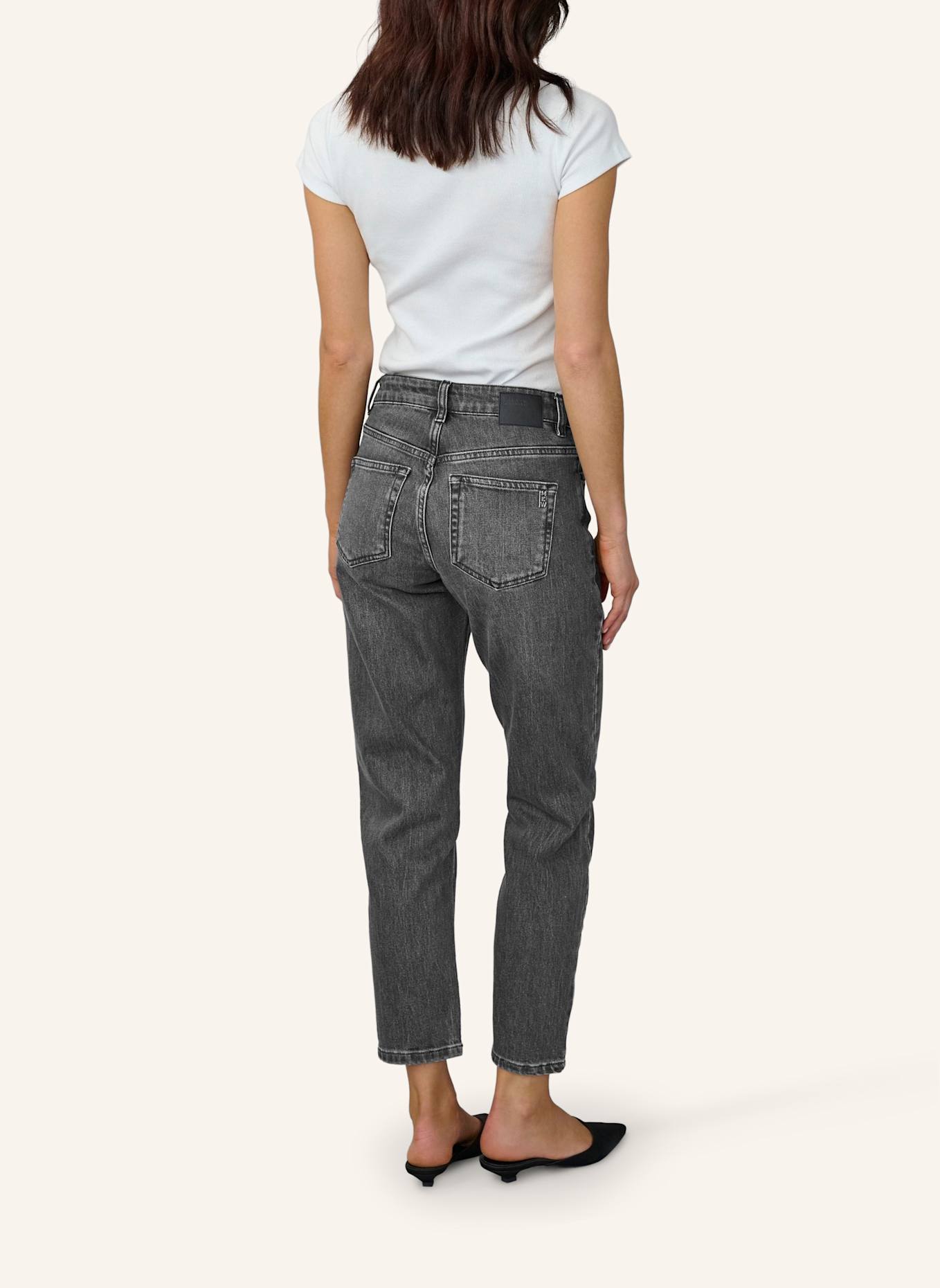 MY ESSENTIAL WARDROBE Jeans MOMMY: DUNKELGRAU