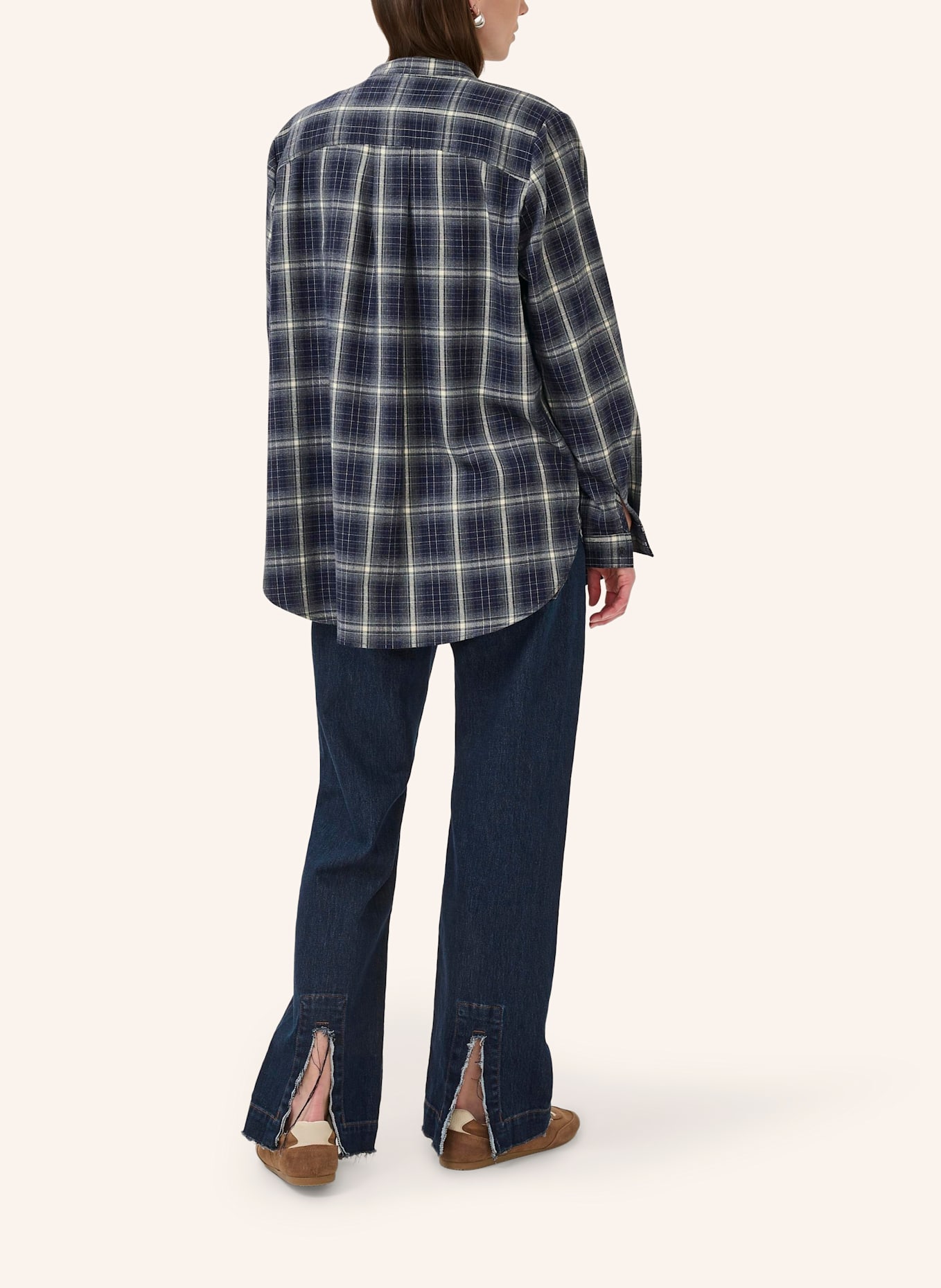 MY ESSENTIAL WARDROBE Oversized-Hemdbluse MARLY: DUNKELBLAU