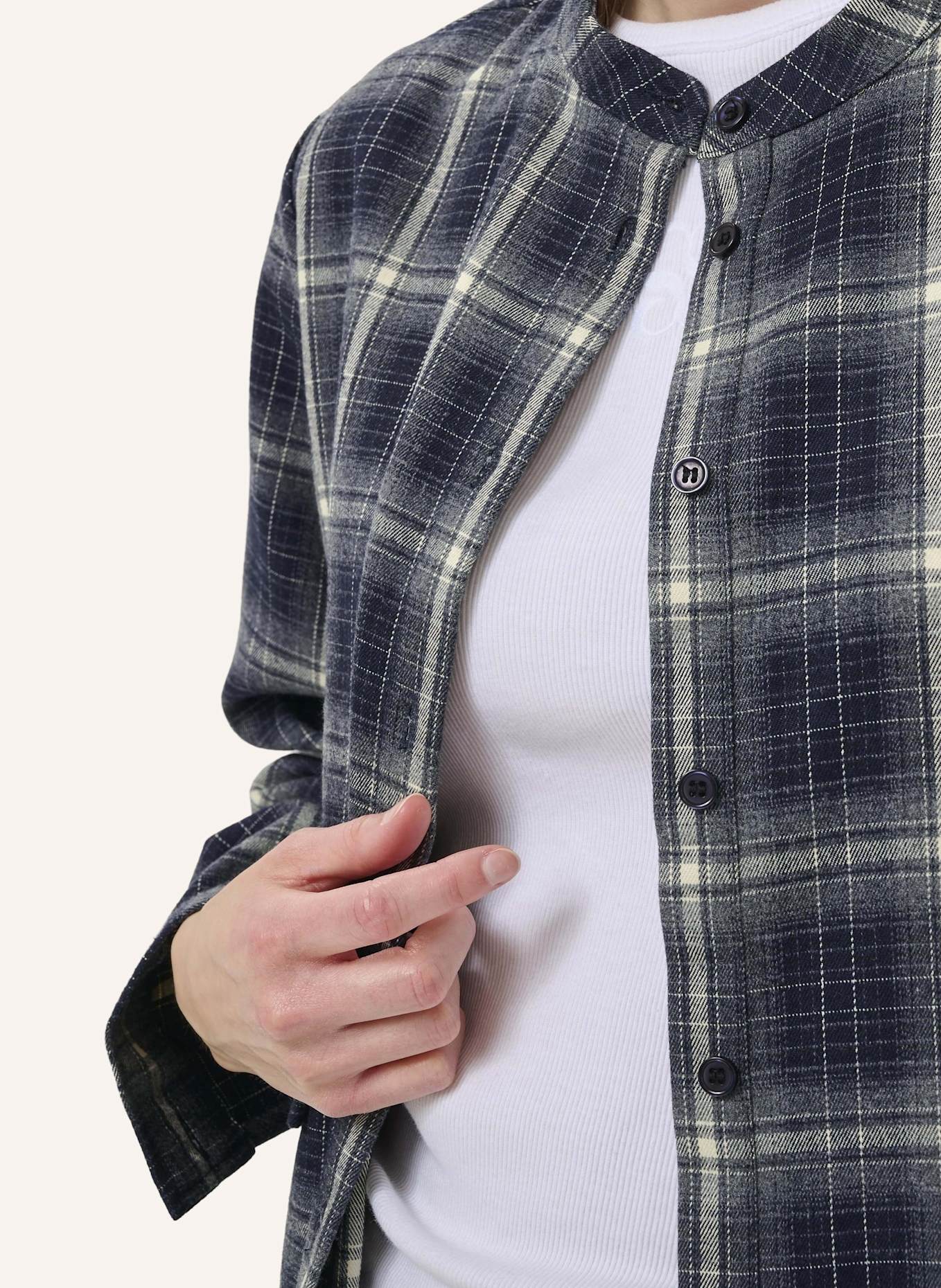 MY ESSENTIAL WARDROBE Oversized-Hemdbluse MARLY: DUNKELBLAU