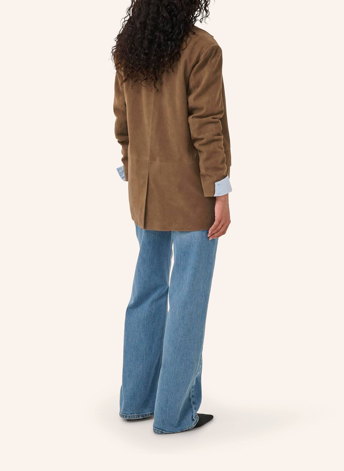 MY ESSENTIAL WARDROBE Lederjacke TARA: COGNAC