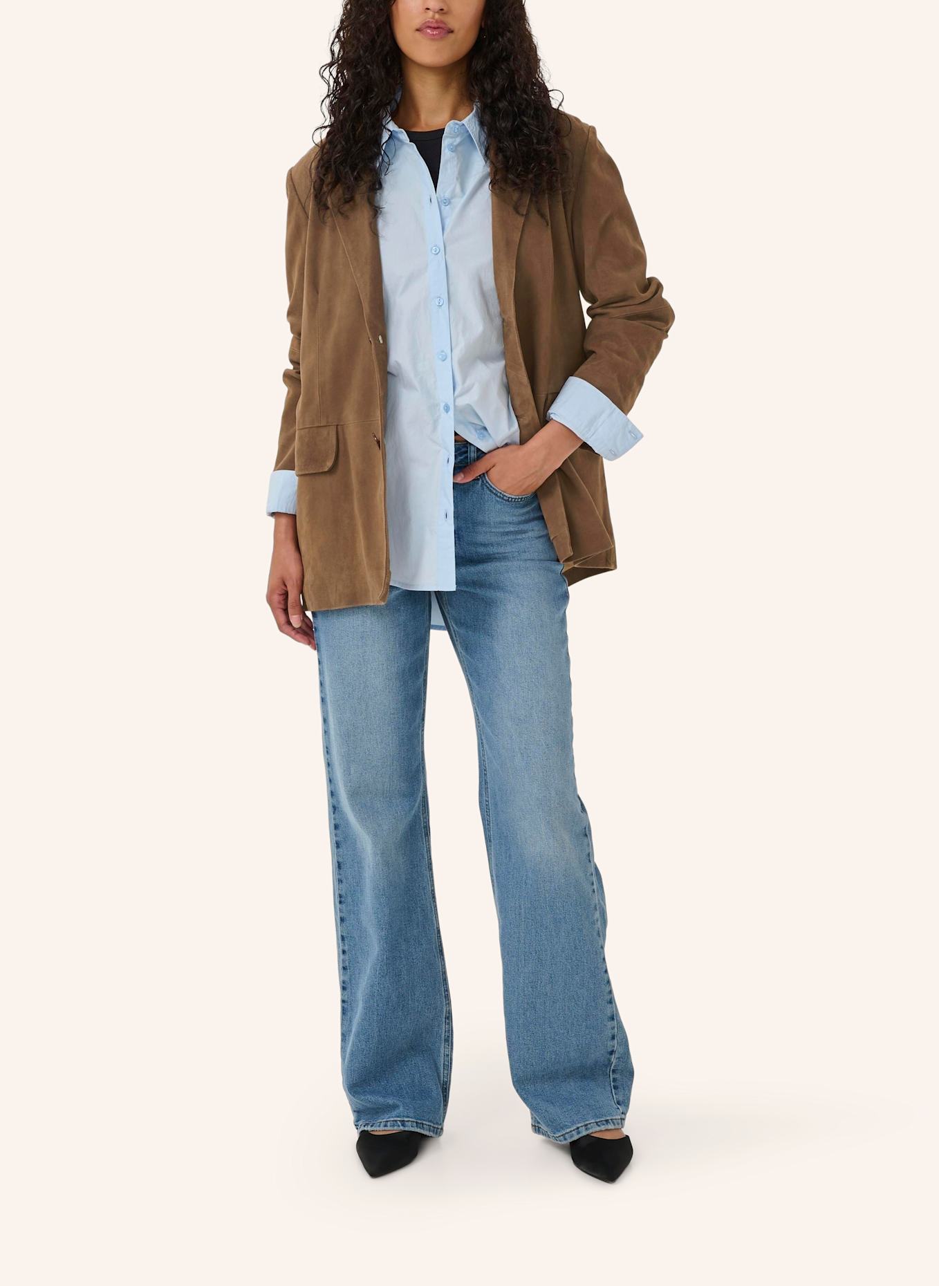 MY ESSENTIAL WARDROBE Lederjacke TARA: COGNAC