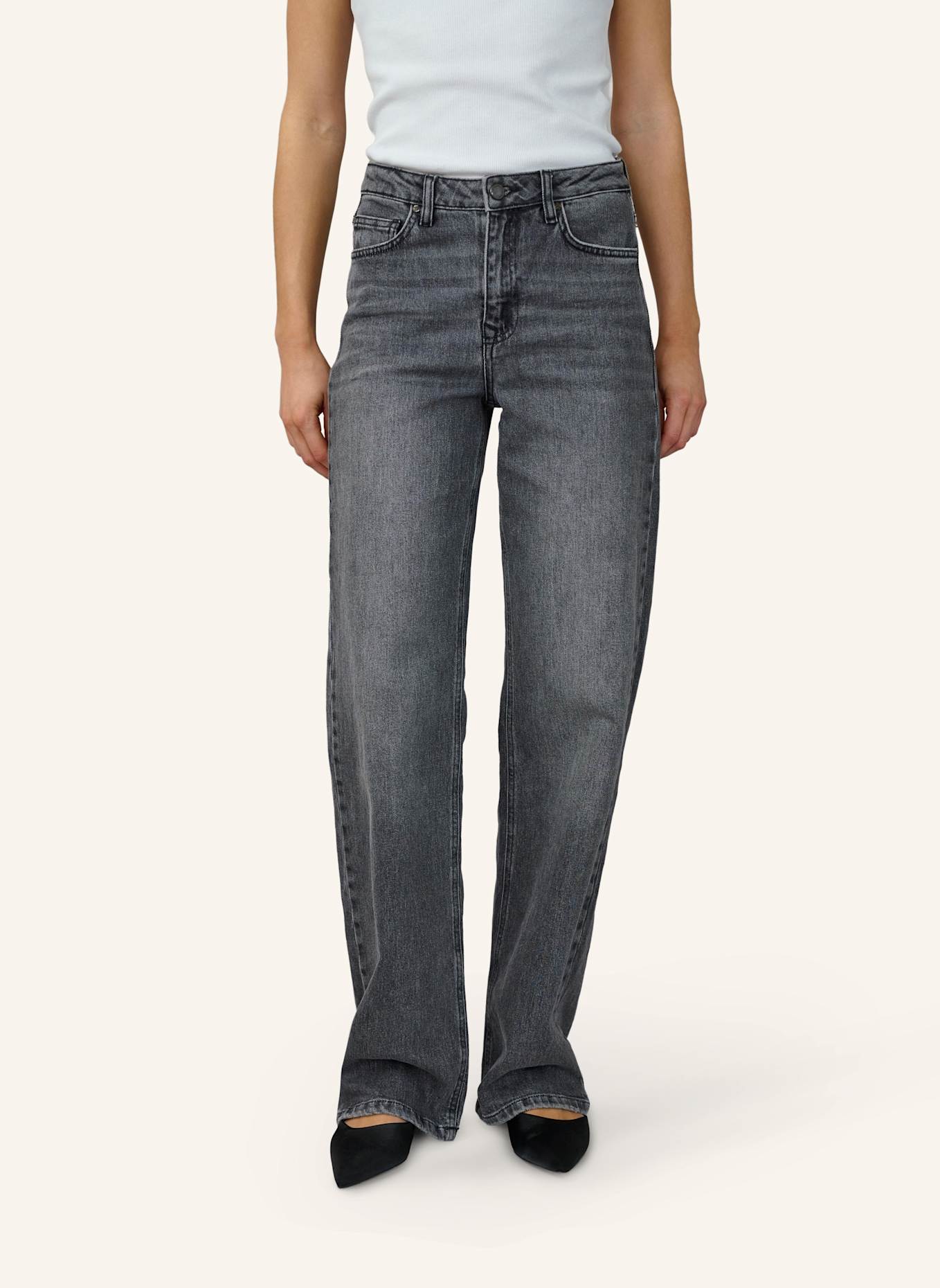 MY ESSENTIAL WARDROBE Jeans LOUIS: DUNKELGRAU