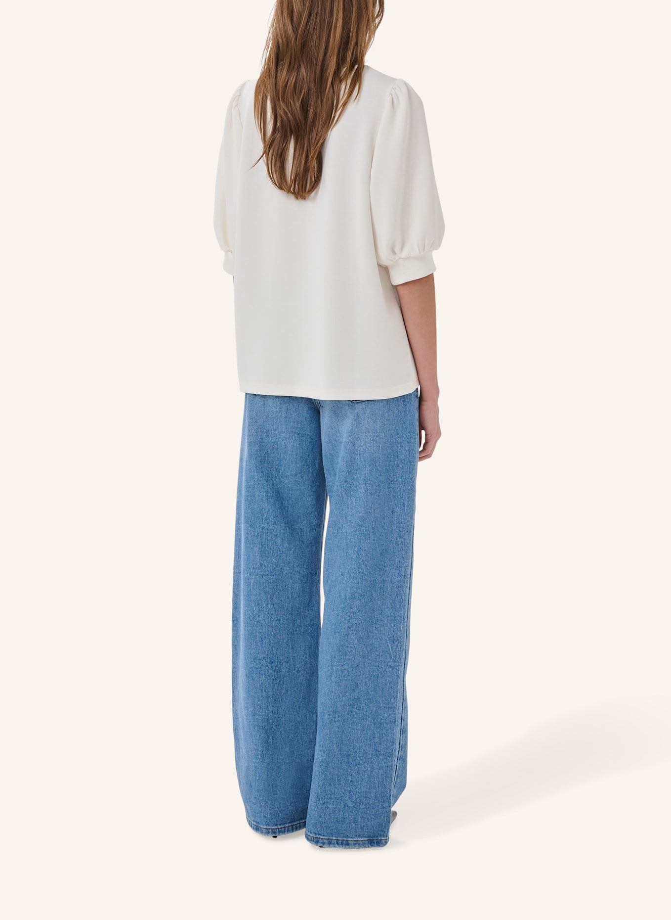 MY ESSENTIAL WARDROBE Bluse PUFF: WEISS