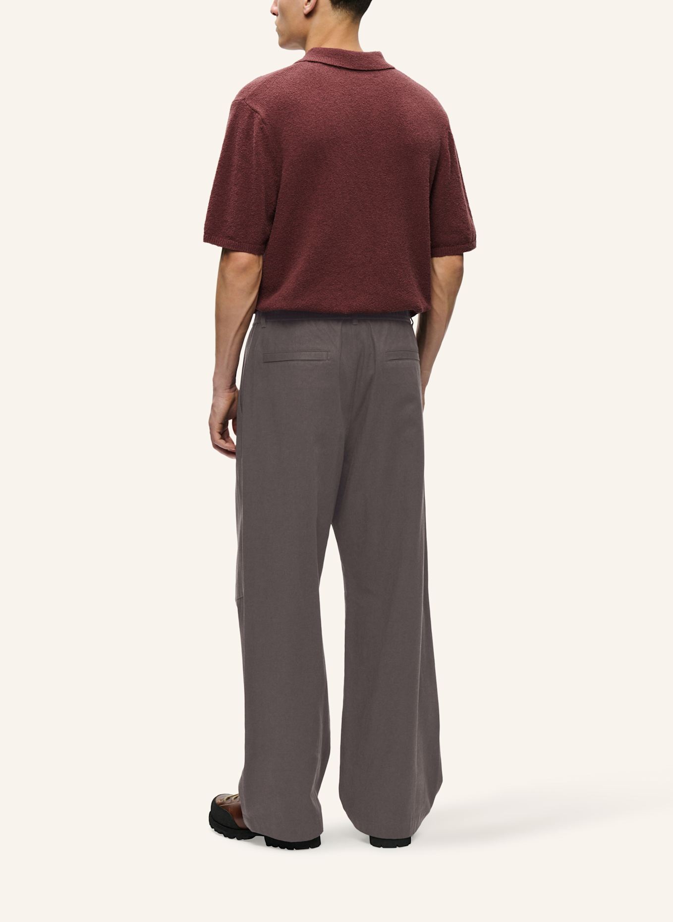 WOOD WOOD Casual Hose WWETHAN: DUNKELBRAUN